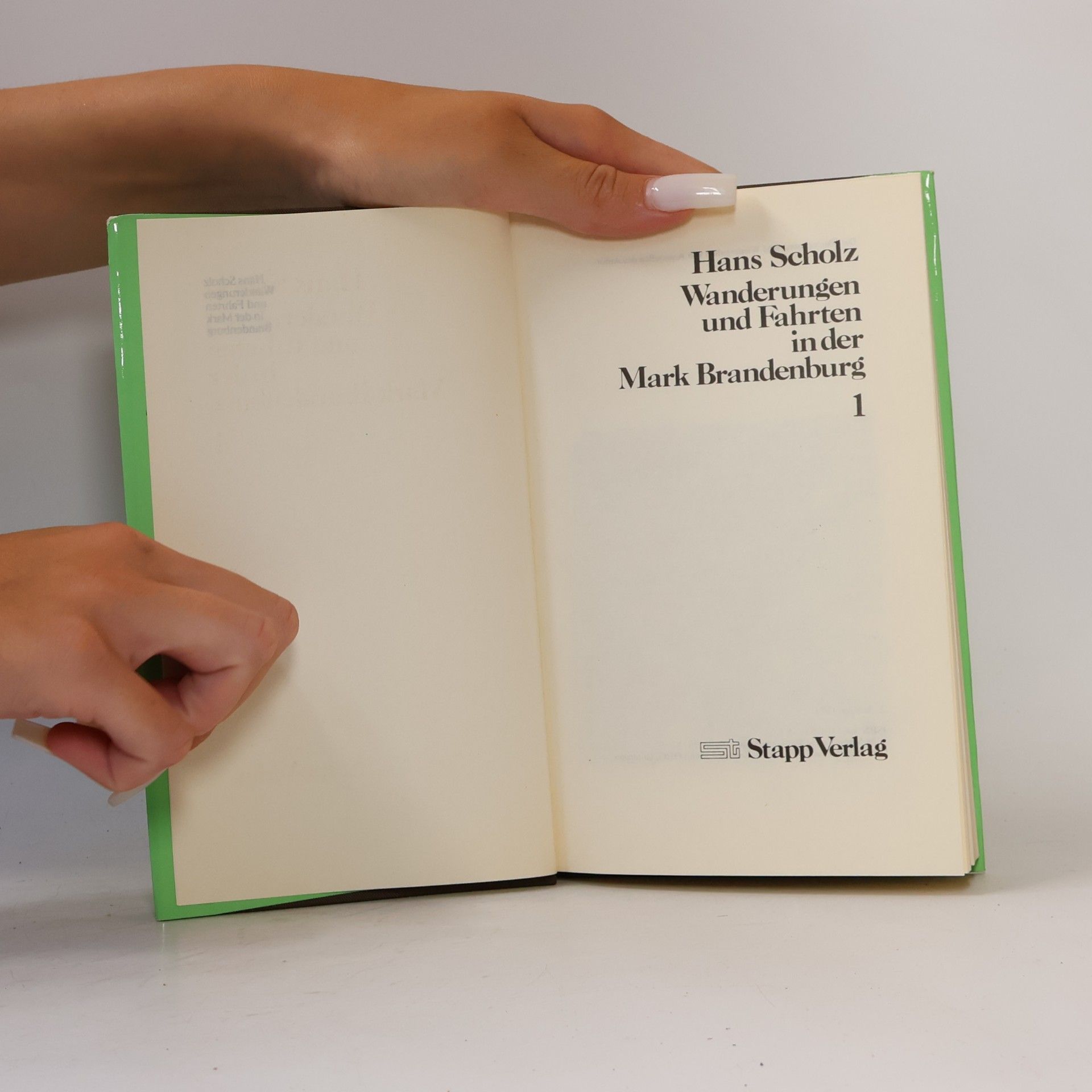 Hans Scholz Wanderungen und Fahrten in der Mark Brandenburg 1