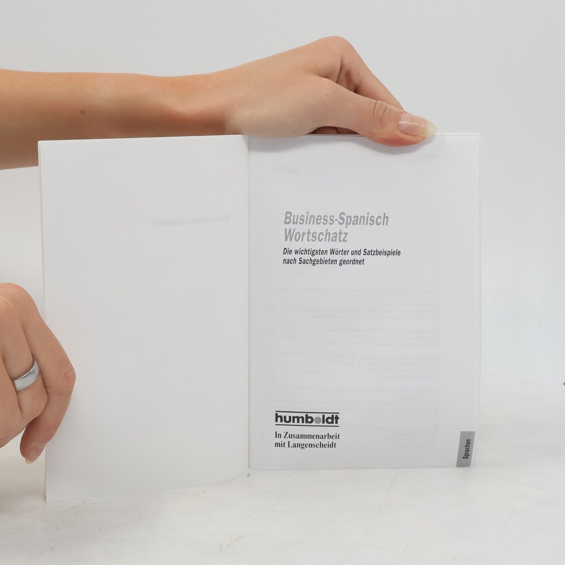 Humboldt Taschenbücher: Business-Spanisch Wortschatz