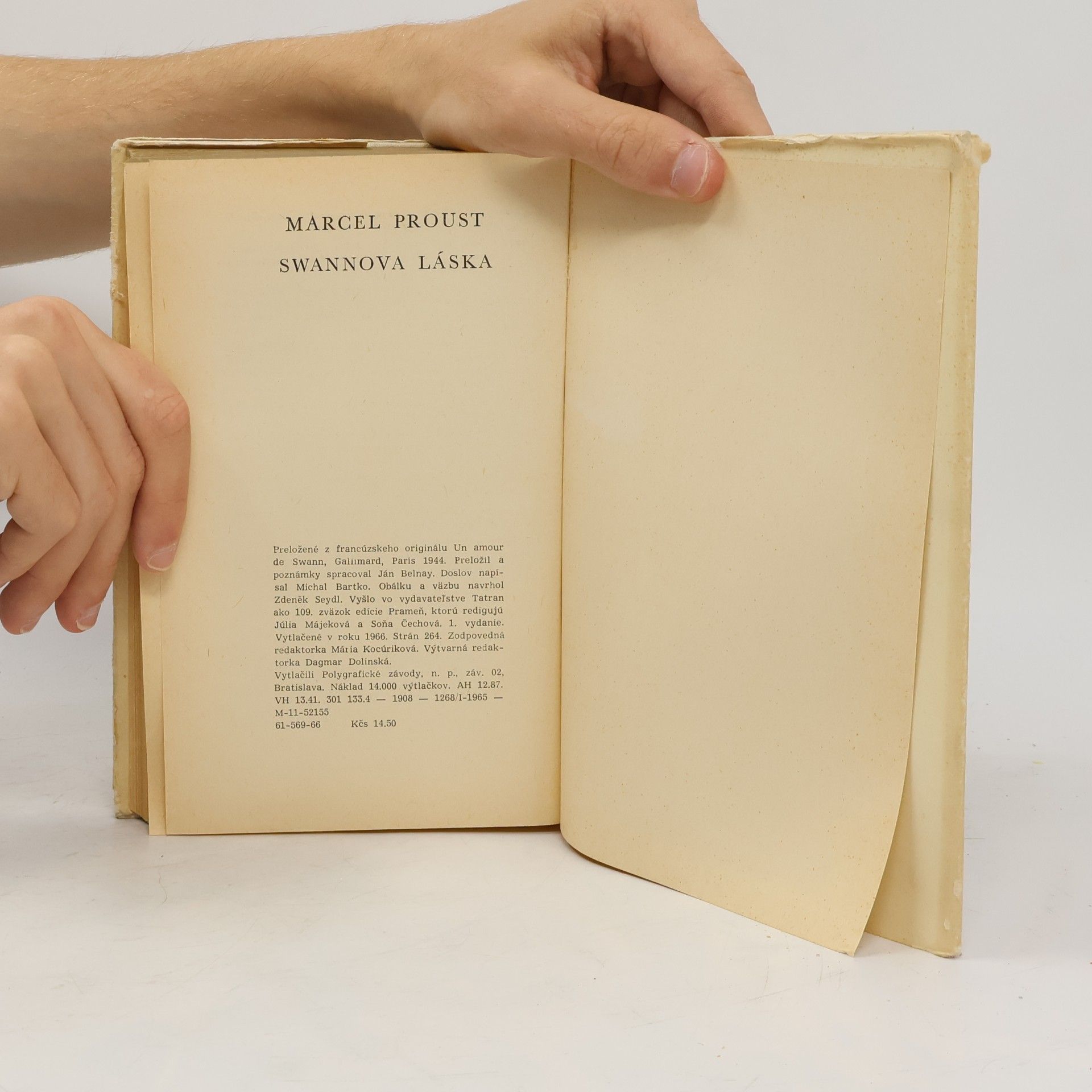Marcel Proust Swannova láska