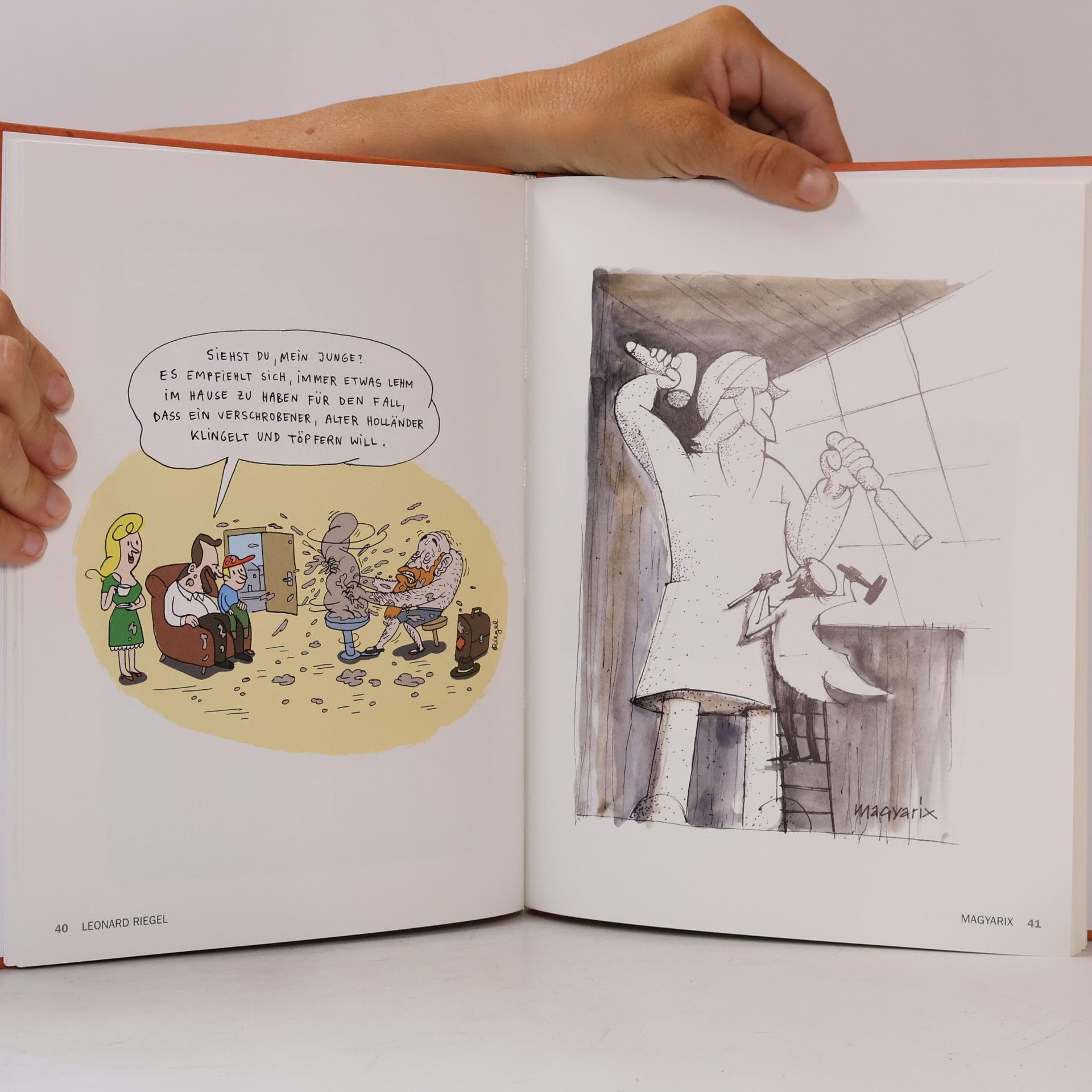 Clemens Ettenauer Cartoons über Kunst