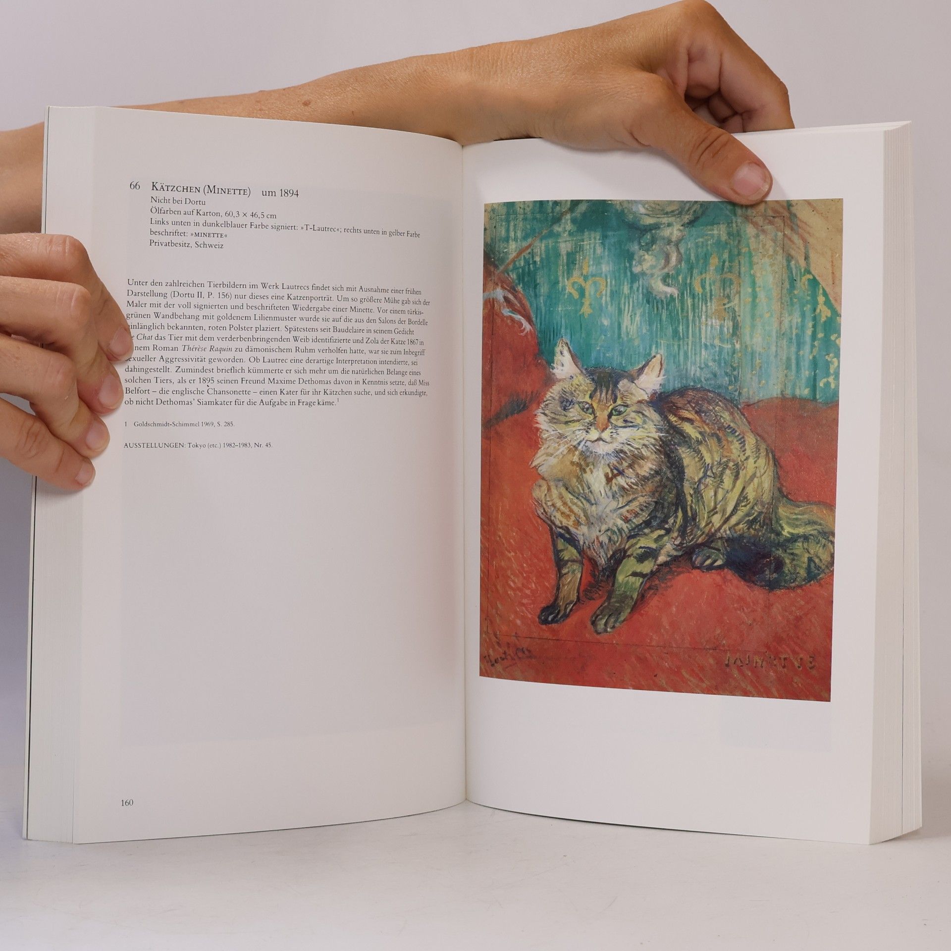 Götz Adriani Toulouse-Lautrec, Gemälde und Bildstudien
