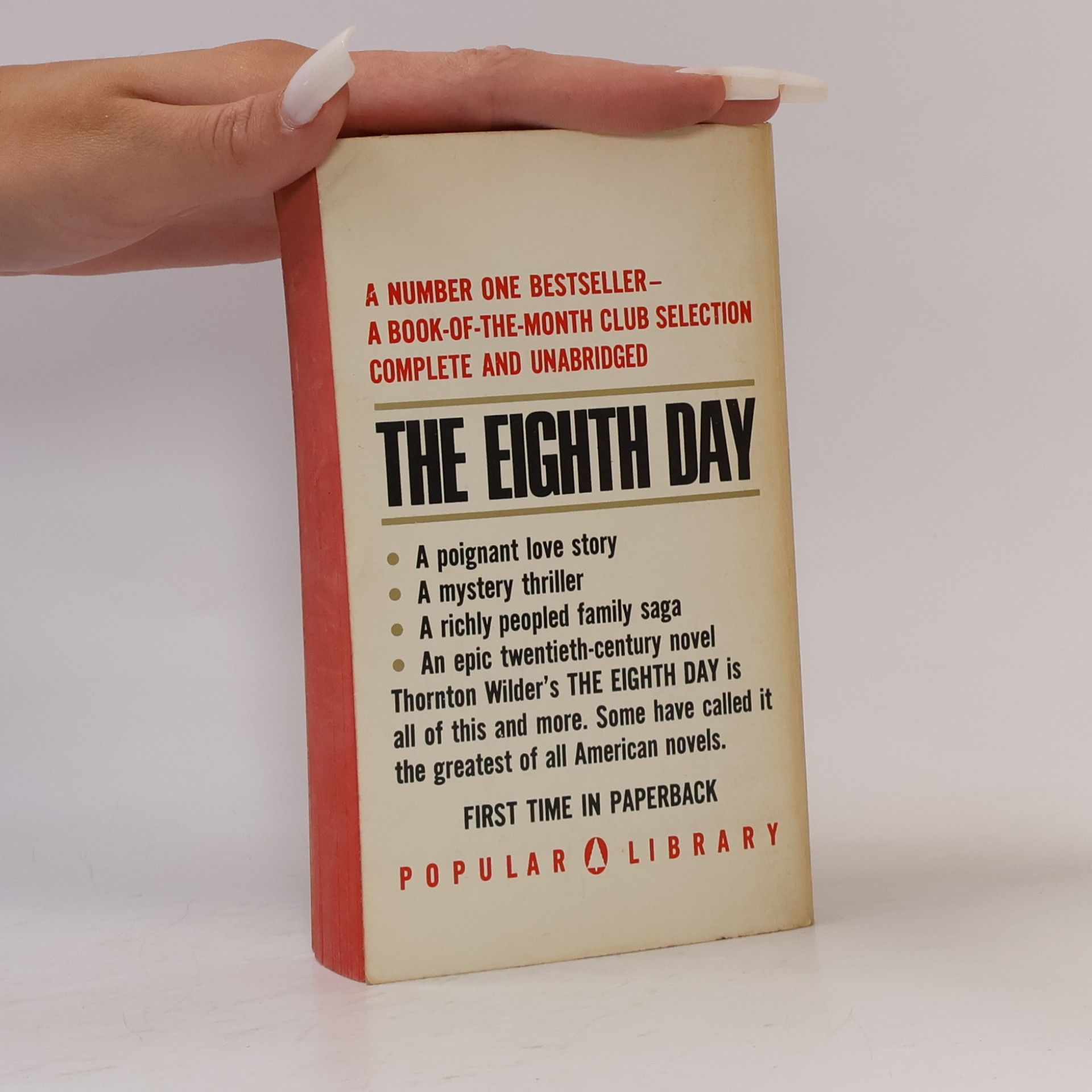 Thorton Wilder  The Eighth Day