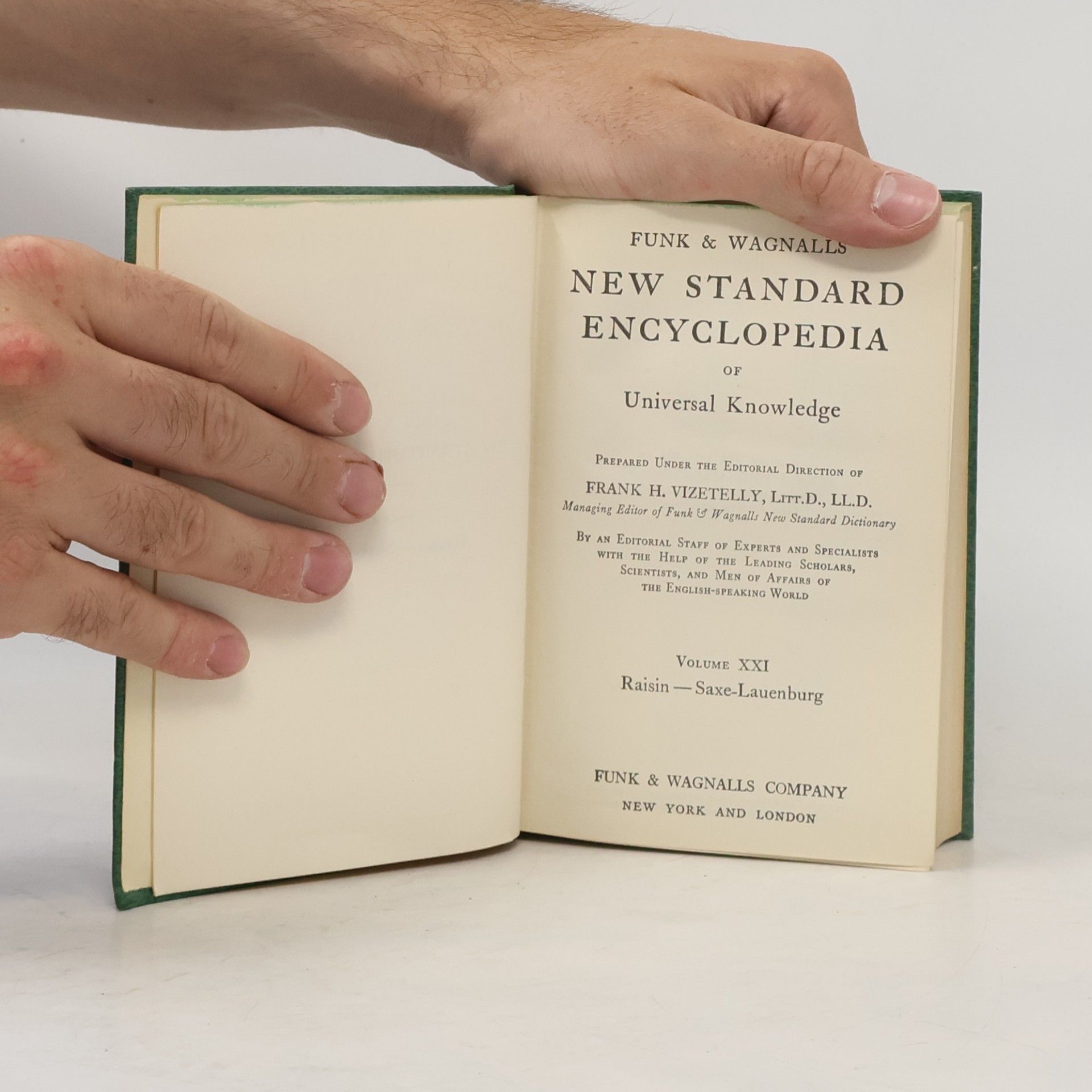 Various authors Funk & Wagnalls New Standard Encyclopedia of Universal Knowledge XXI