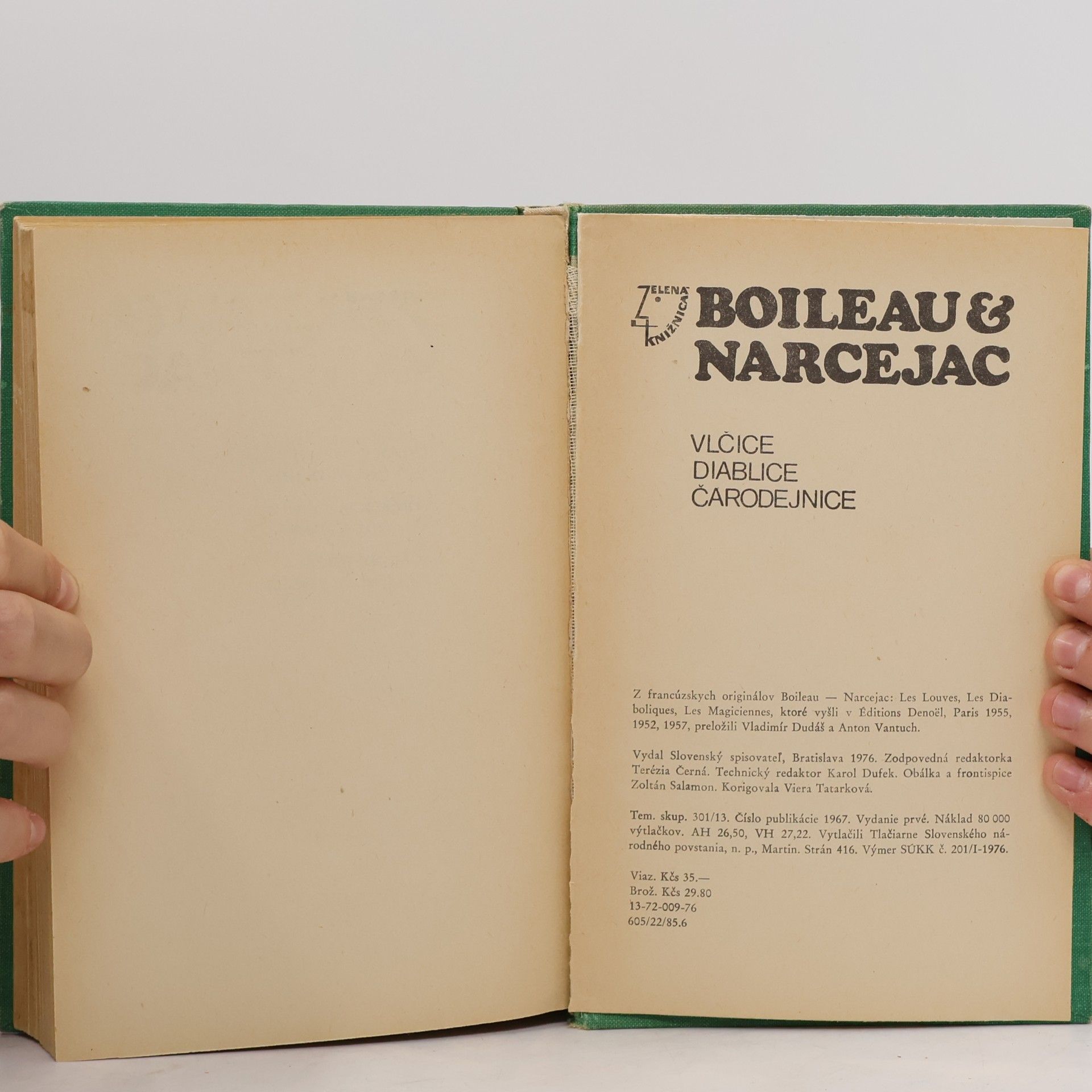 Pierre Boileau Vlčice. Diablice. Čarodejnice