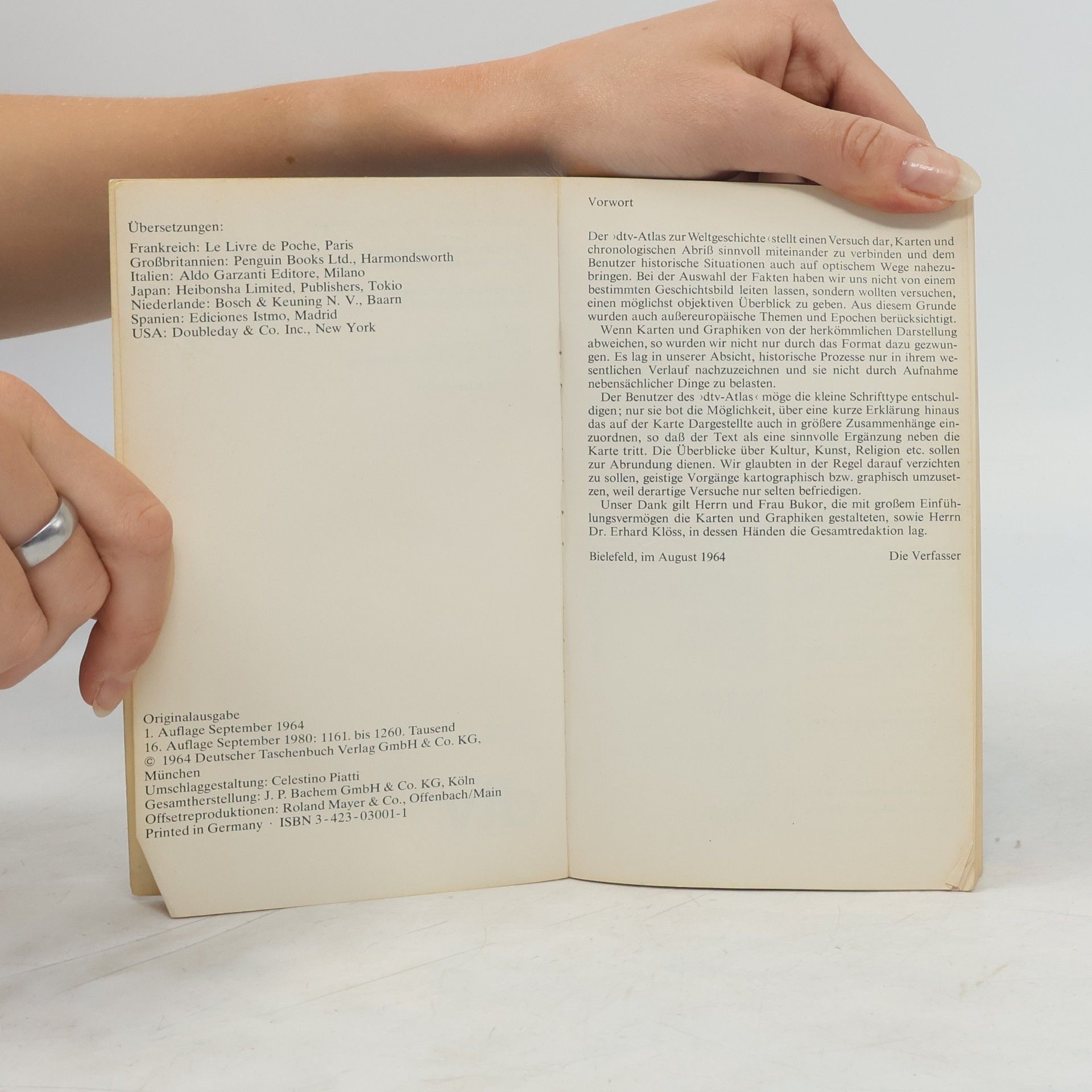Autorenkollektiv dtv-Atlas Weltgeschichte 1