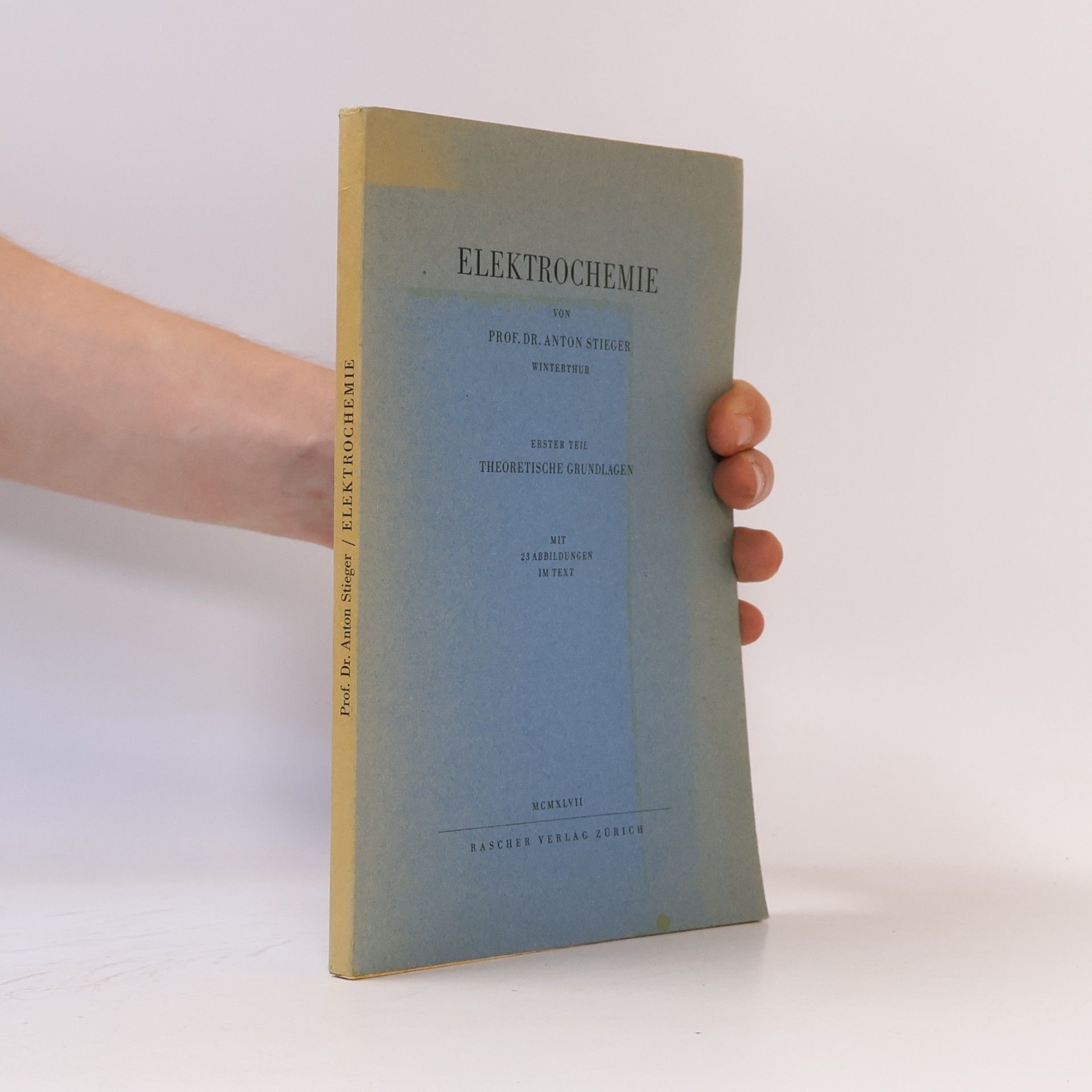 Anton Stieger Elektrochemie 1