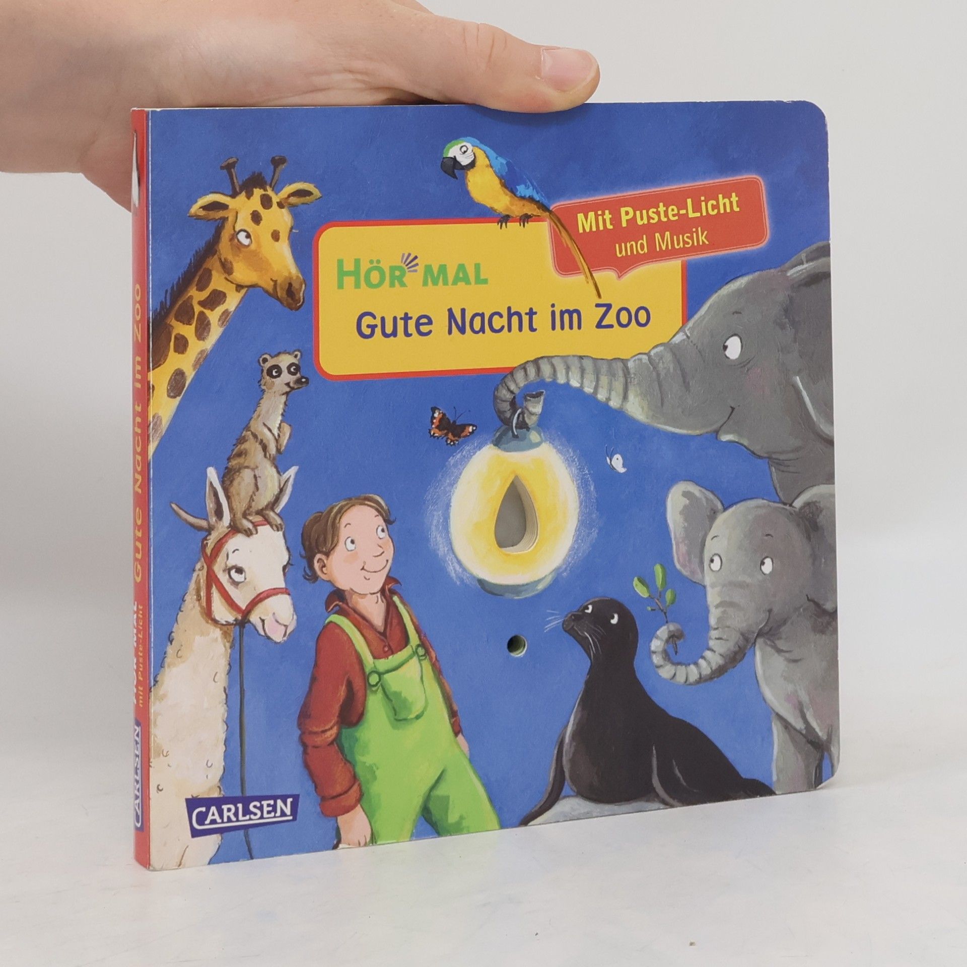 Julia Hofmann Hör mal (Soundbuch): Mach mit - Pust aus: Gute Nacht im Zoo