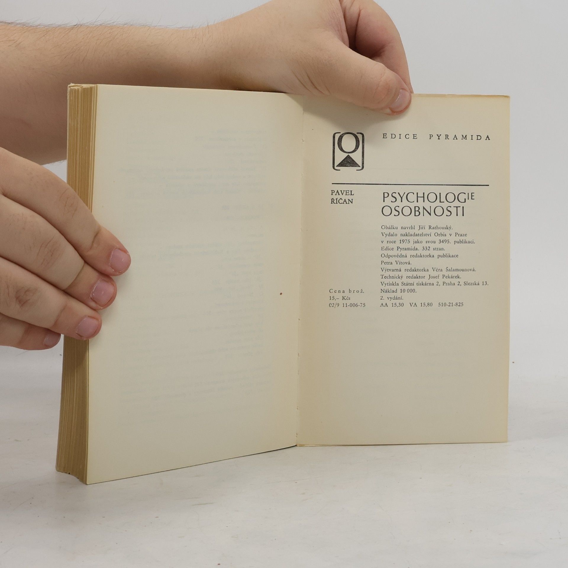 Pavel Říčan Psychologie osobnosti