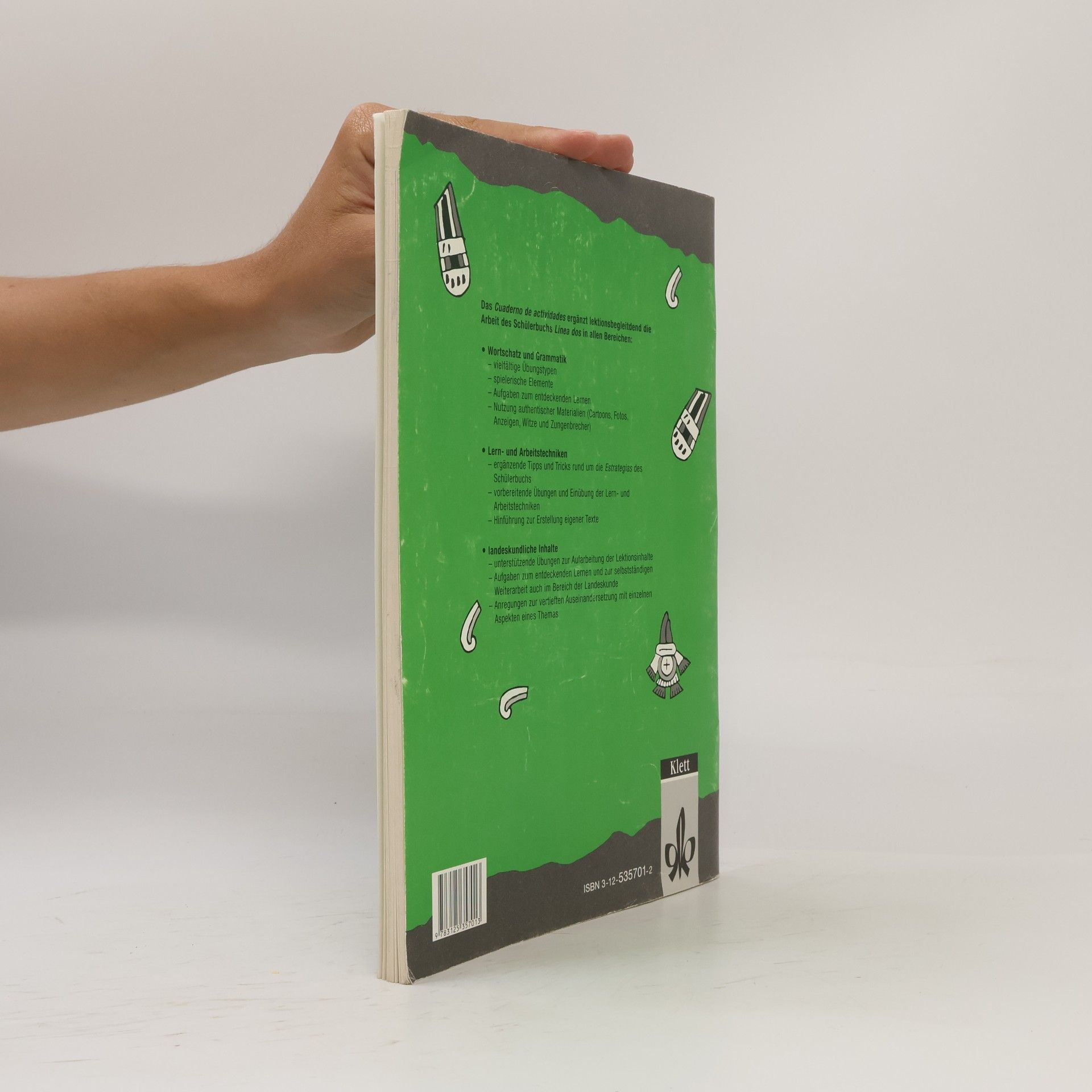 Javier Navarro González Línea dos, Cuaderno de actividades