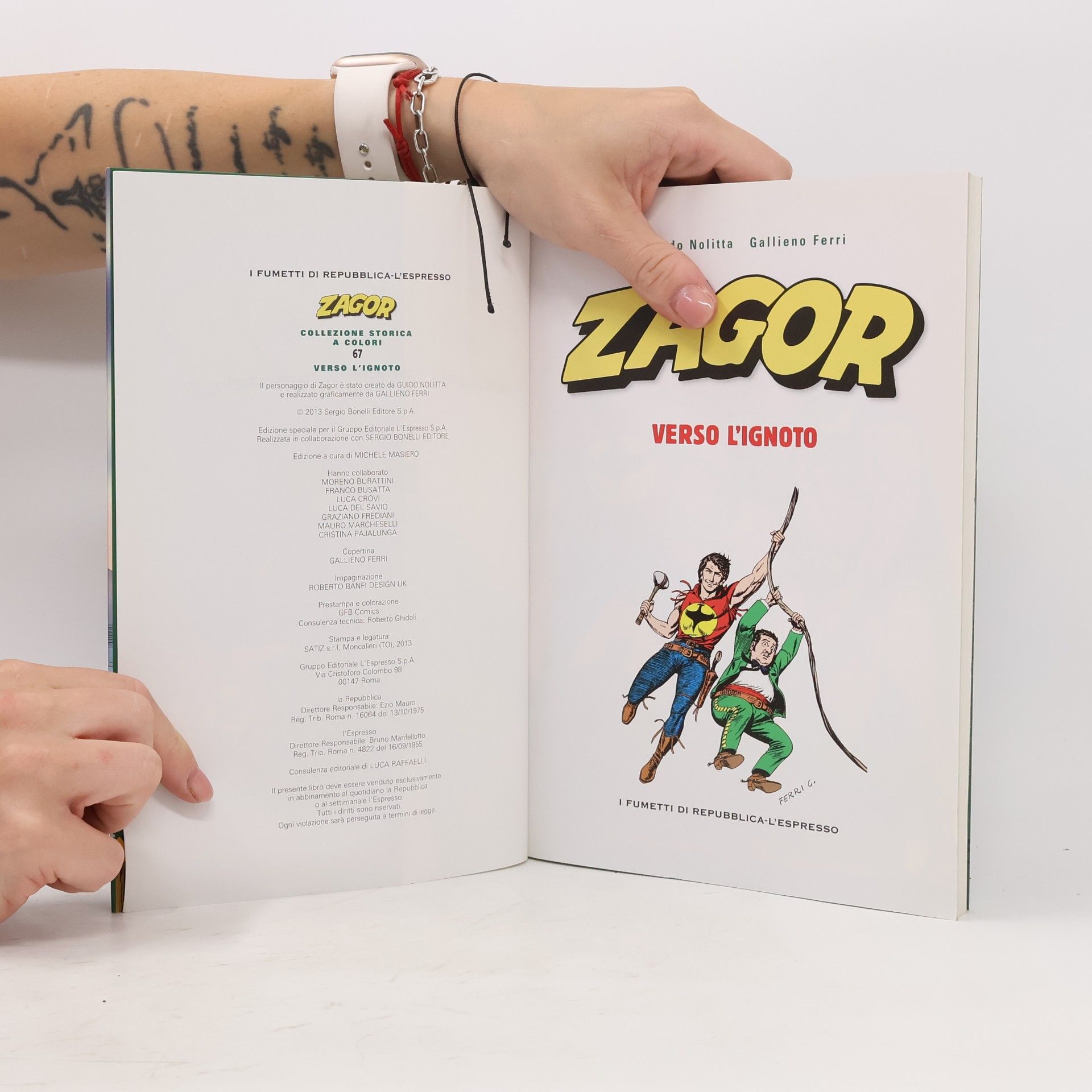 Autores varios Zagor 67 - Verso L'Ignoto