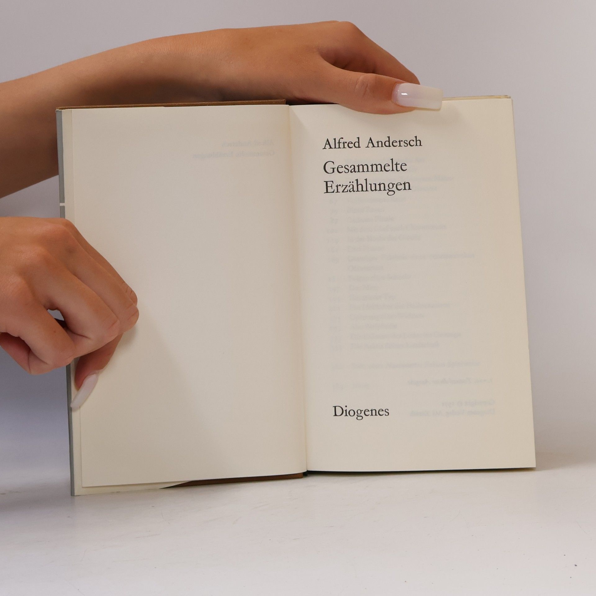 Alfred Andersch Gesammelte Erzählungen