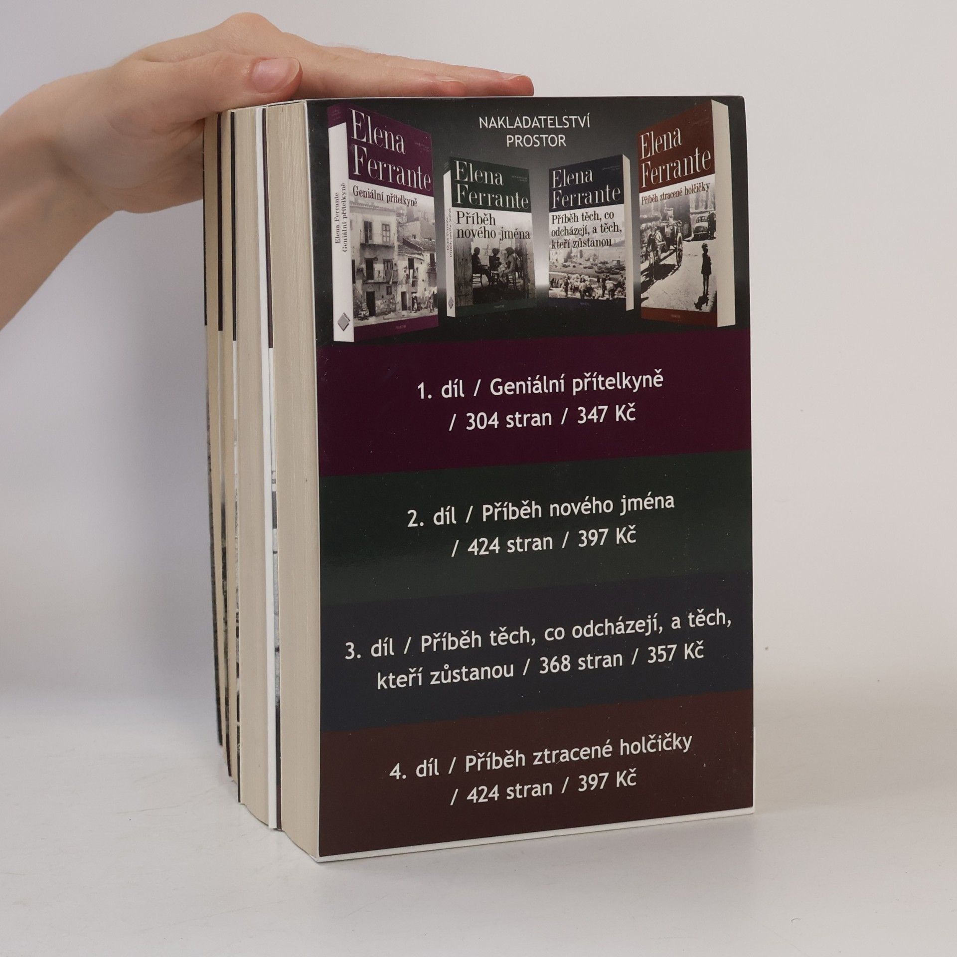 Elena Ferrante Geniální přítelkyně 1-4