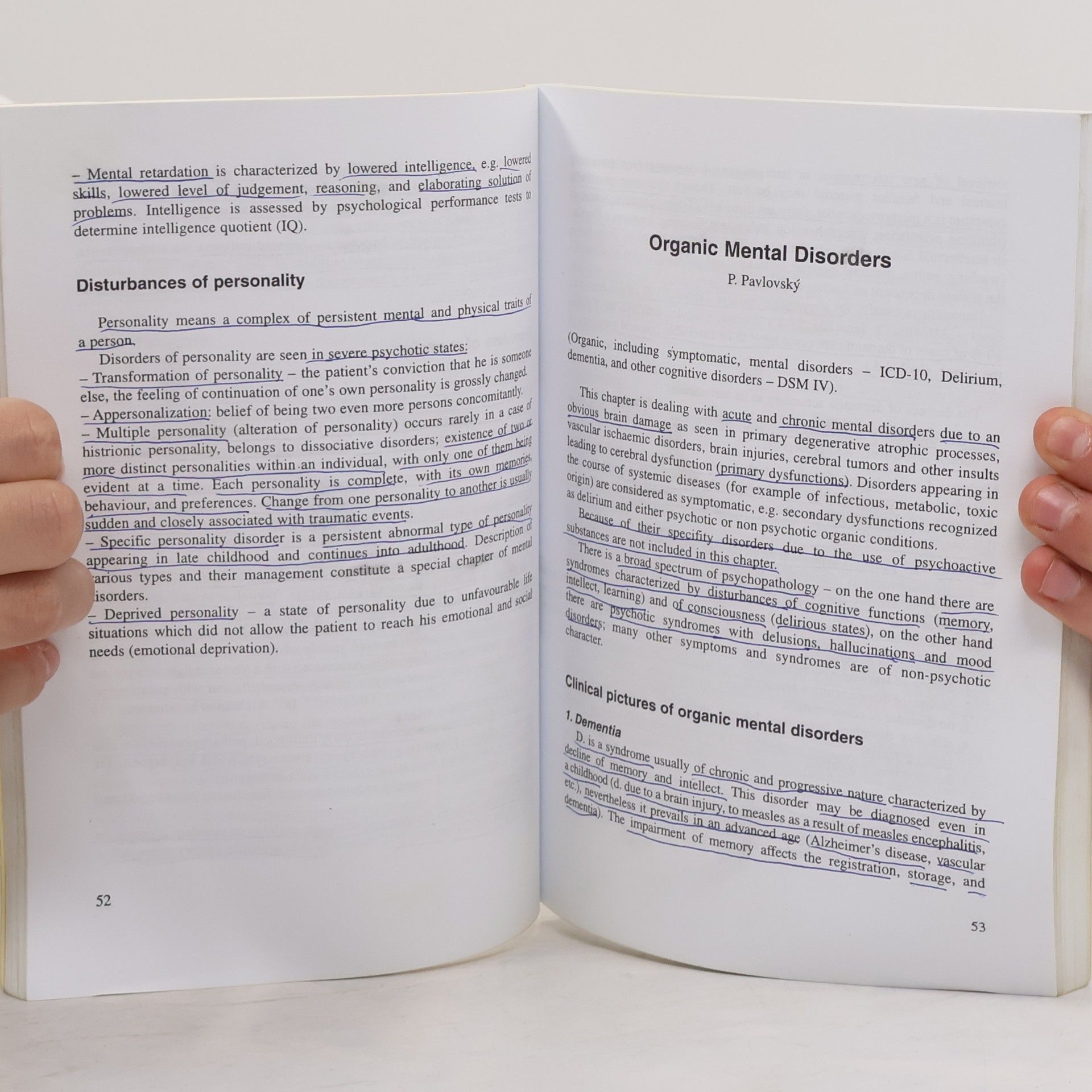 Jiří Raboch Charles University in Prague Teaching Texts: Basic Psychopathological Terms and Psychiatric Diagnoses