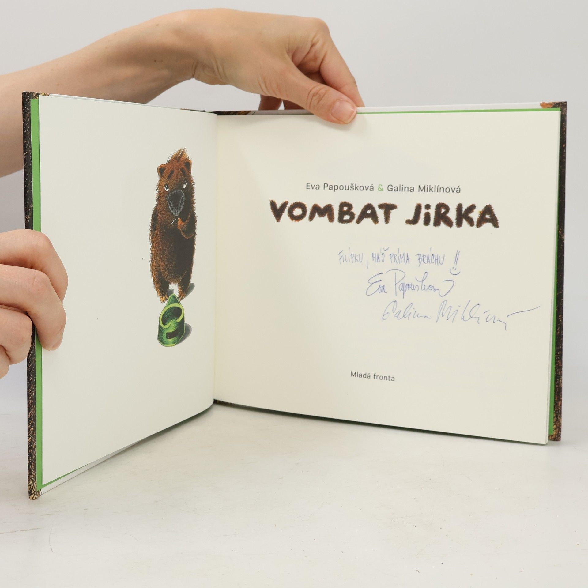 Eva Papoušková Vombat Jirka