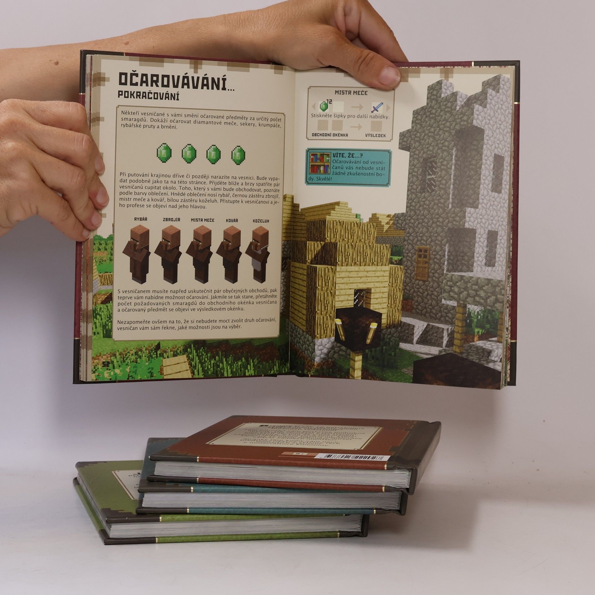 Kolektiv autorů Minecraft kompletní série příruček komplet