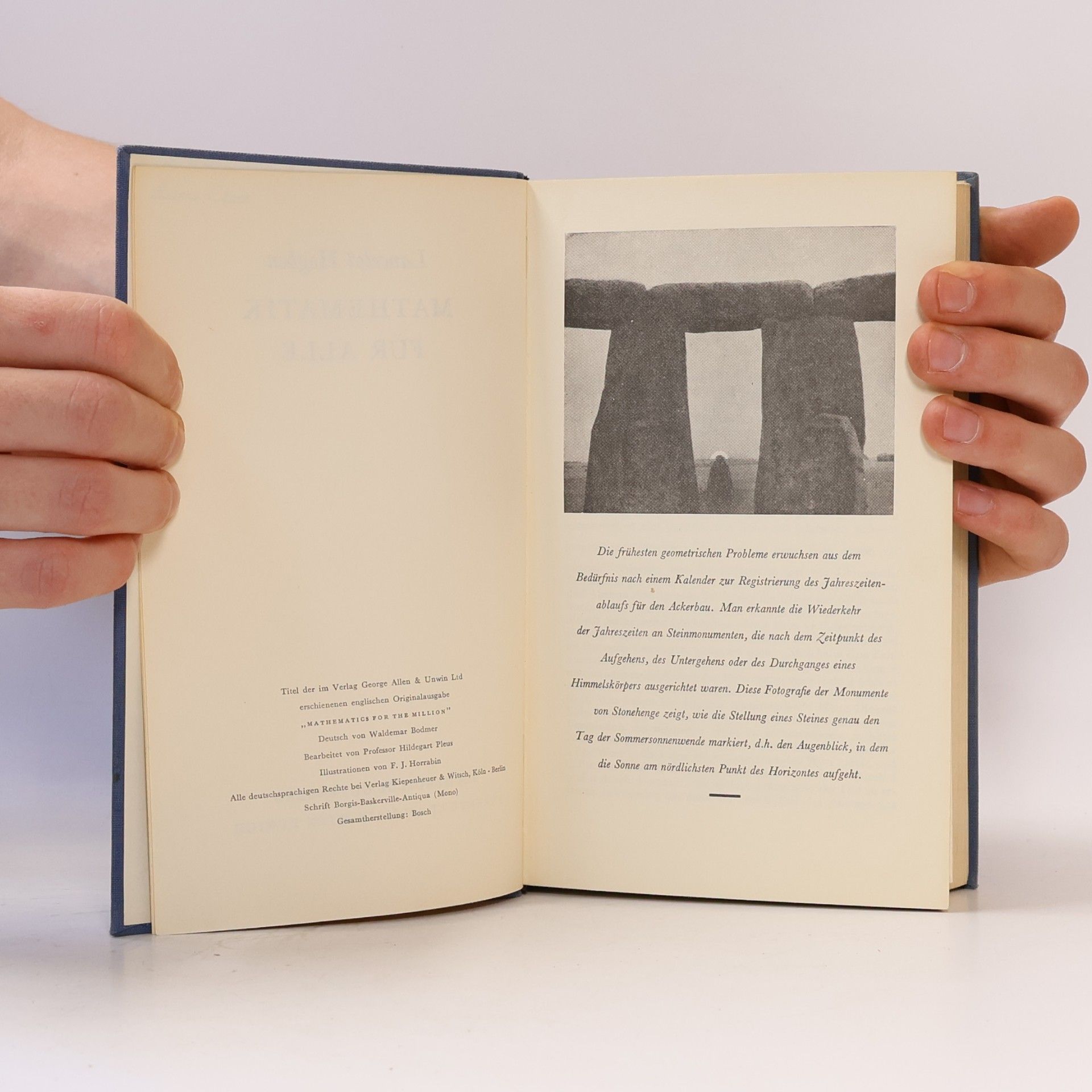 Lancelot Thomas Hogben Mathematik für alle