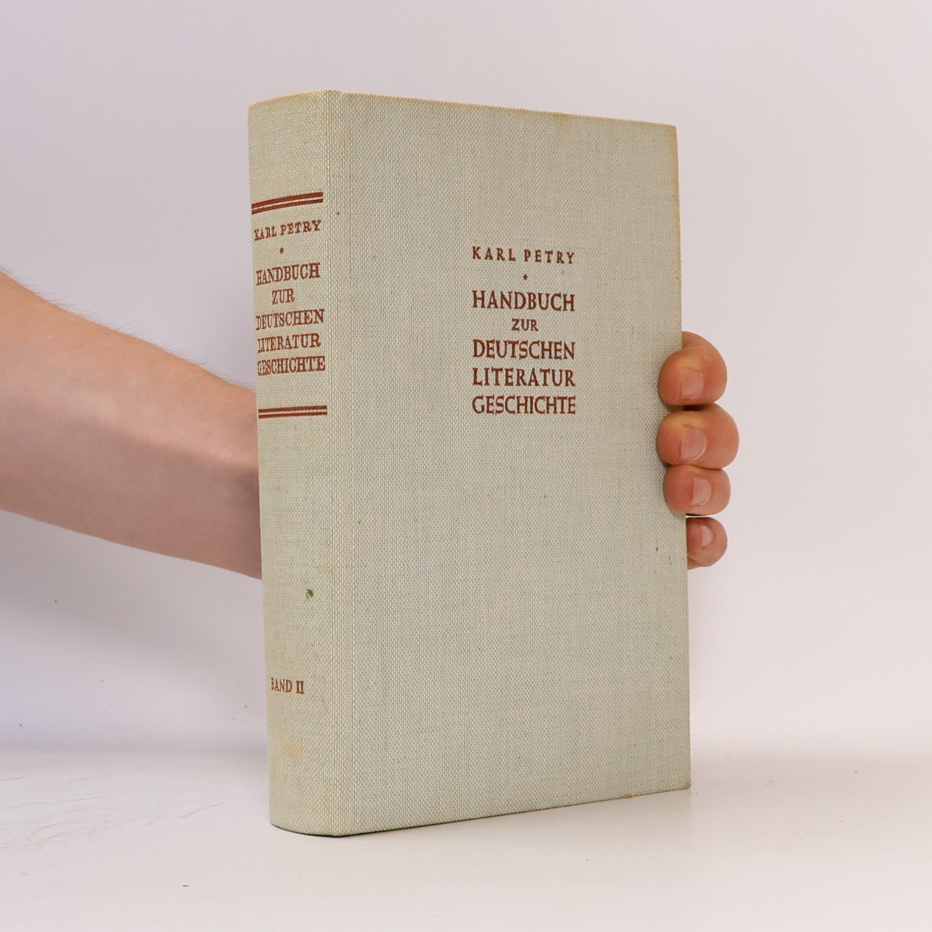 Karl Petry Handbuch zur Deutschen Literaturgeschichte II