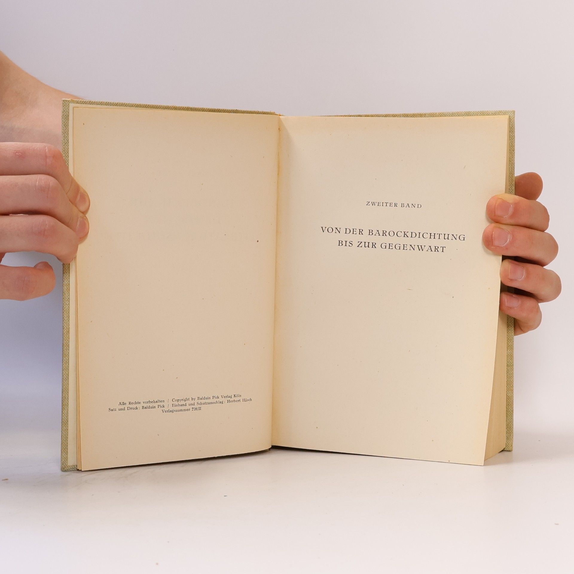 Karl Petry Handbuch zur Deutschen Literaturgeschichte II