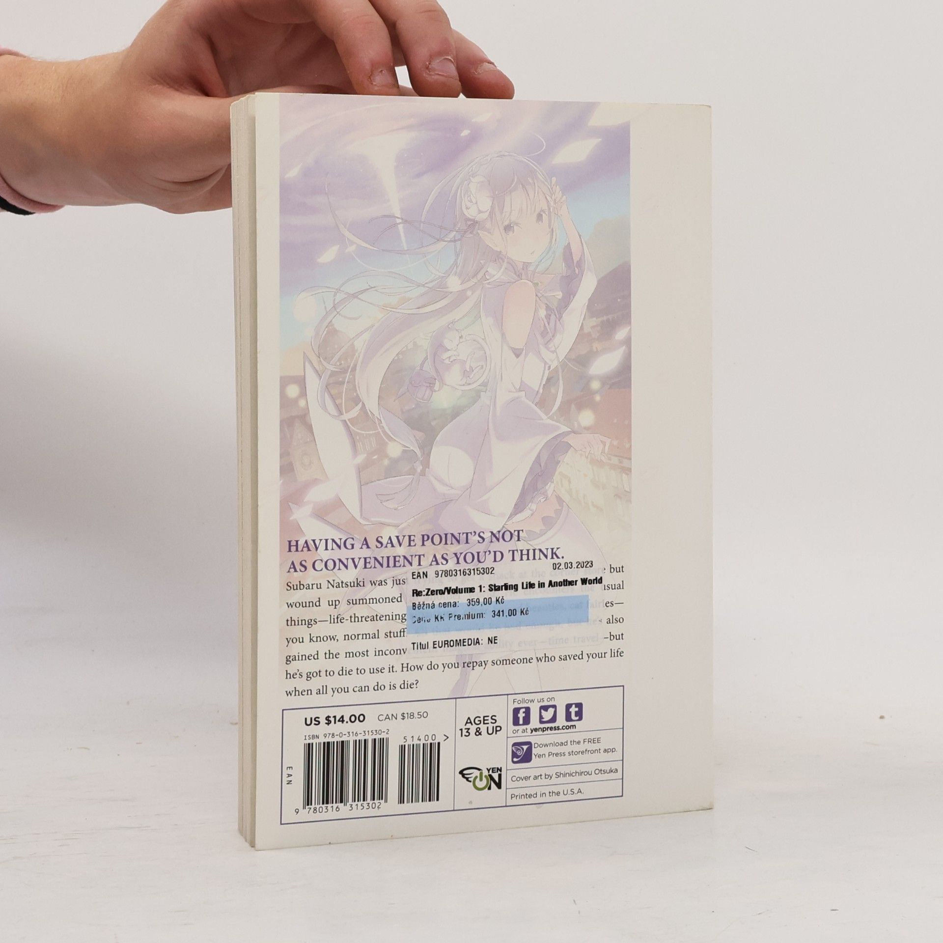 Tappei Nagatsuki Re:Zero/Volume 1: Starting Life in Another World