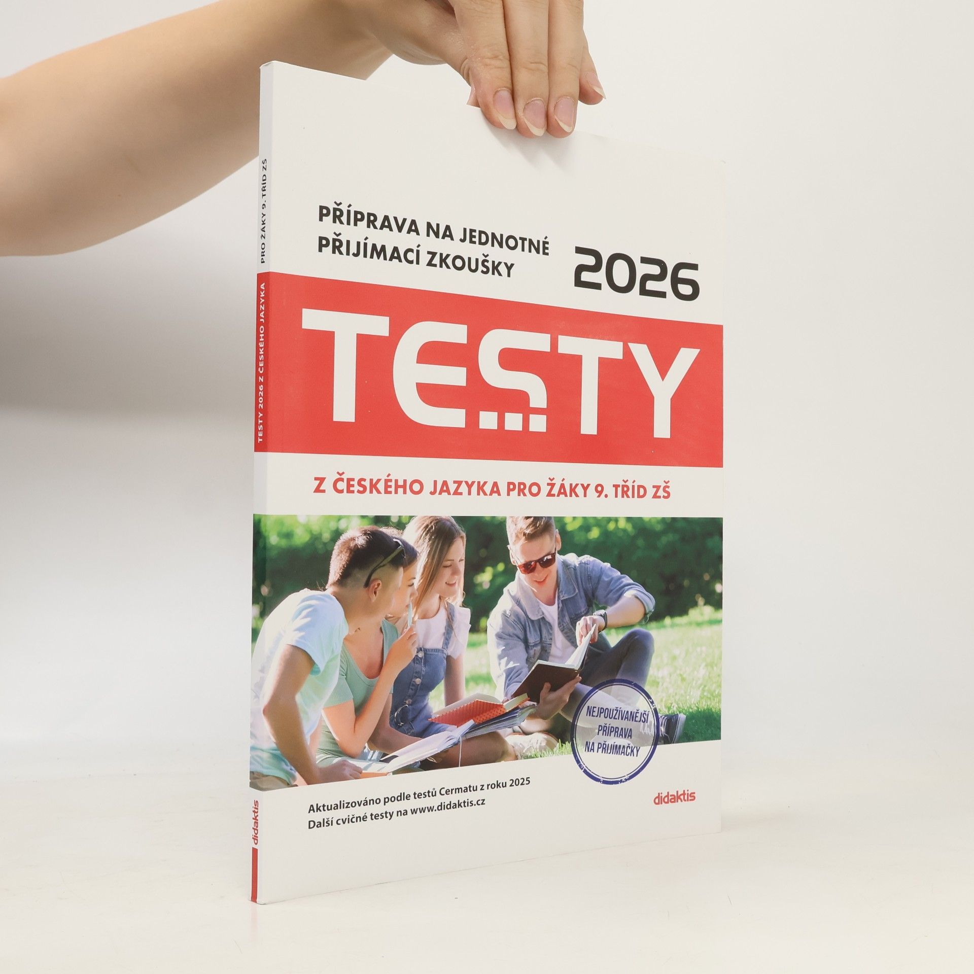 Kolektív autorov Testy 2026 z českého jazyka pro žáky 9. tříd ZŠ
