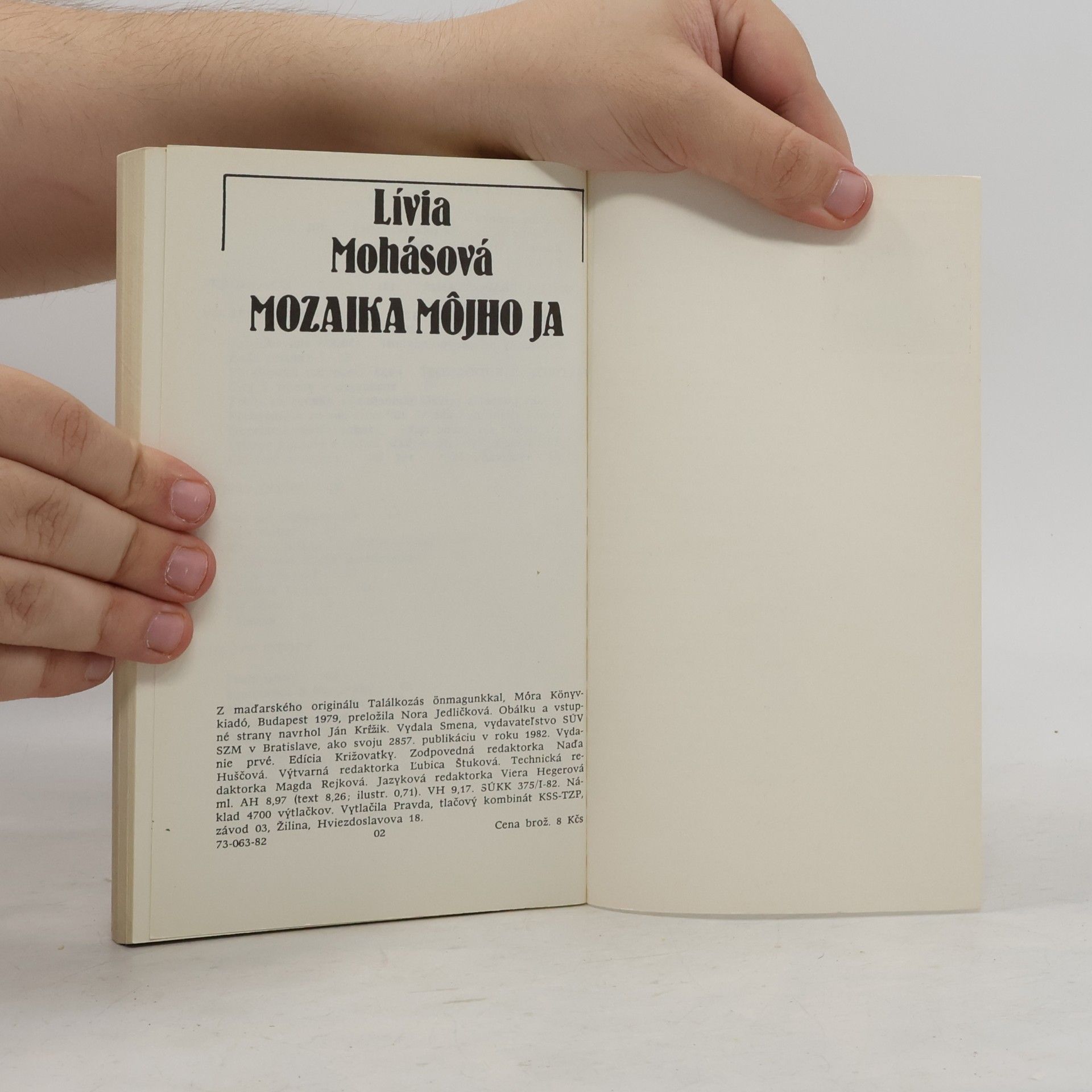Lívia Mohásová Mozaika môjho ja