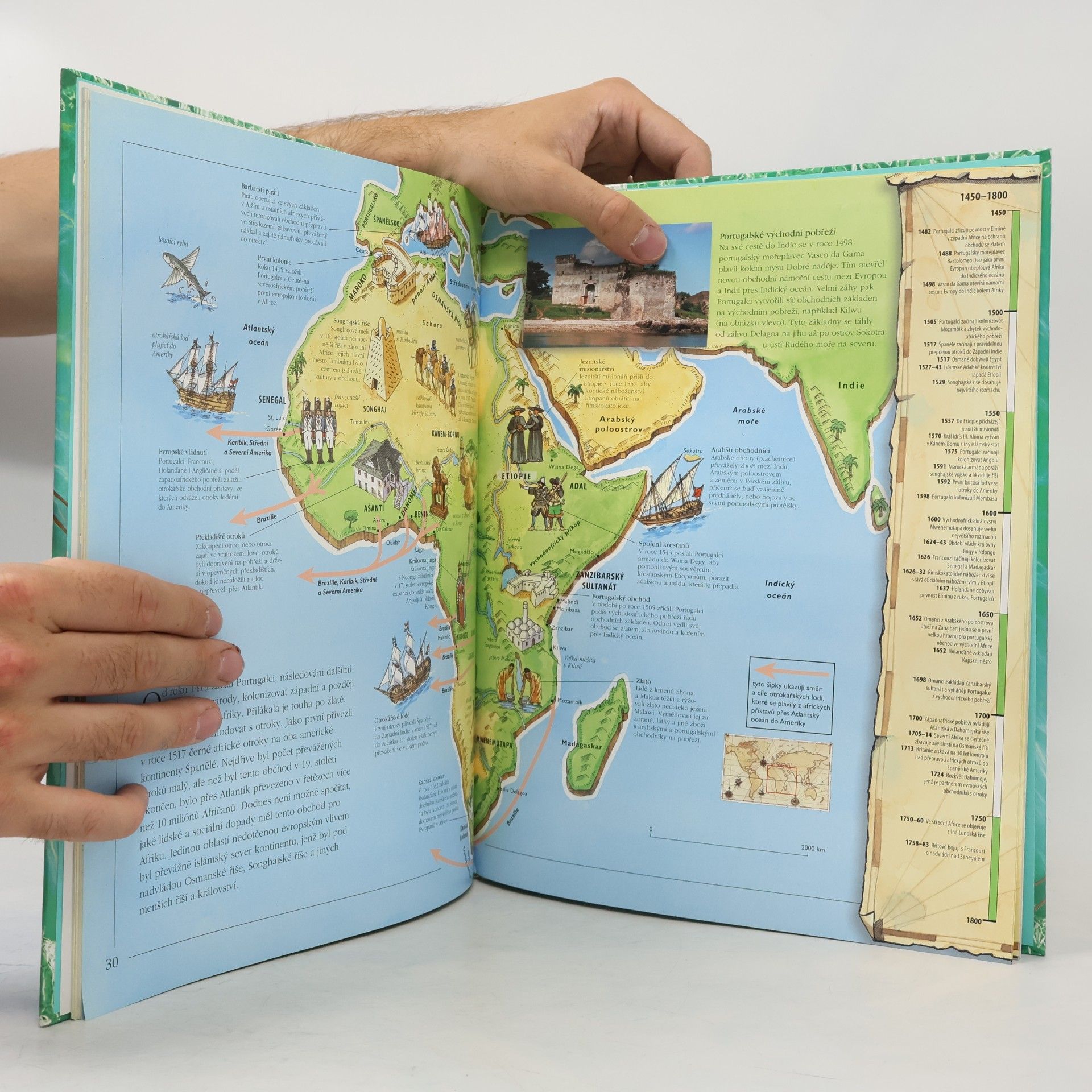 Simon Adams Atlas objevných cest a říší