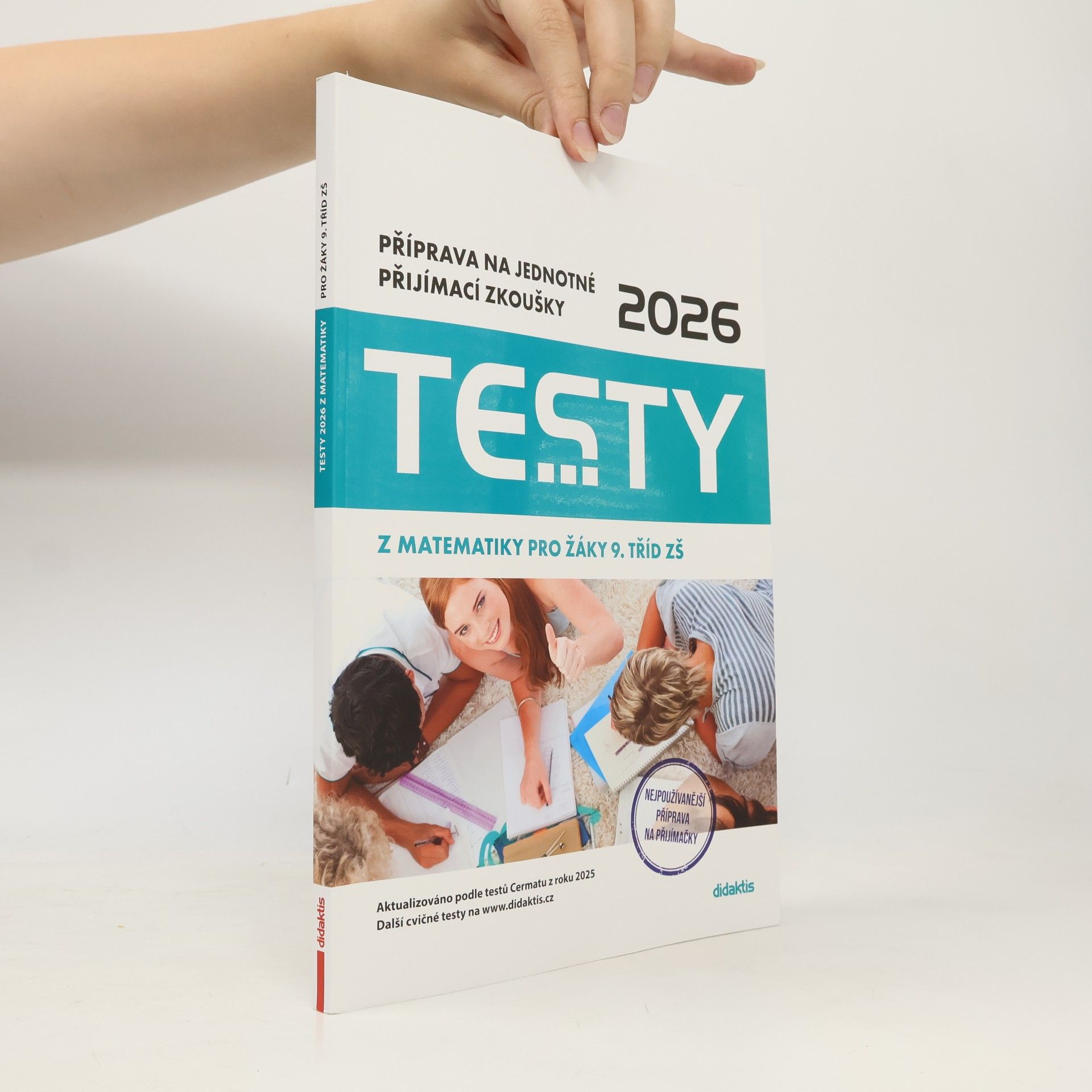 Various authors Testy 2026 z matematiky pro žáky 9. tříd ZŠ : příprava na jednotné přijímací zkoušky