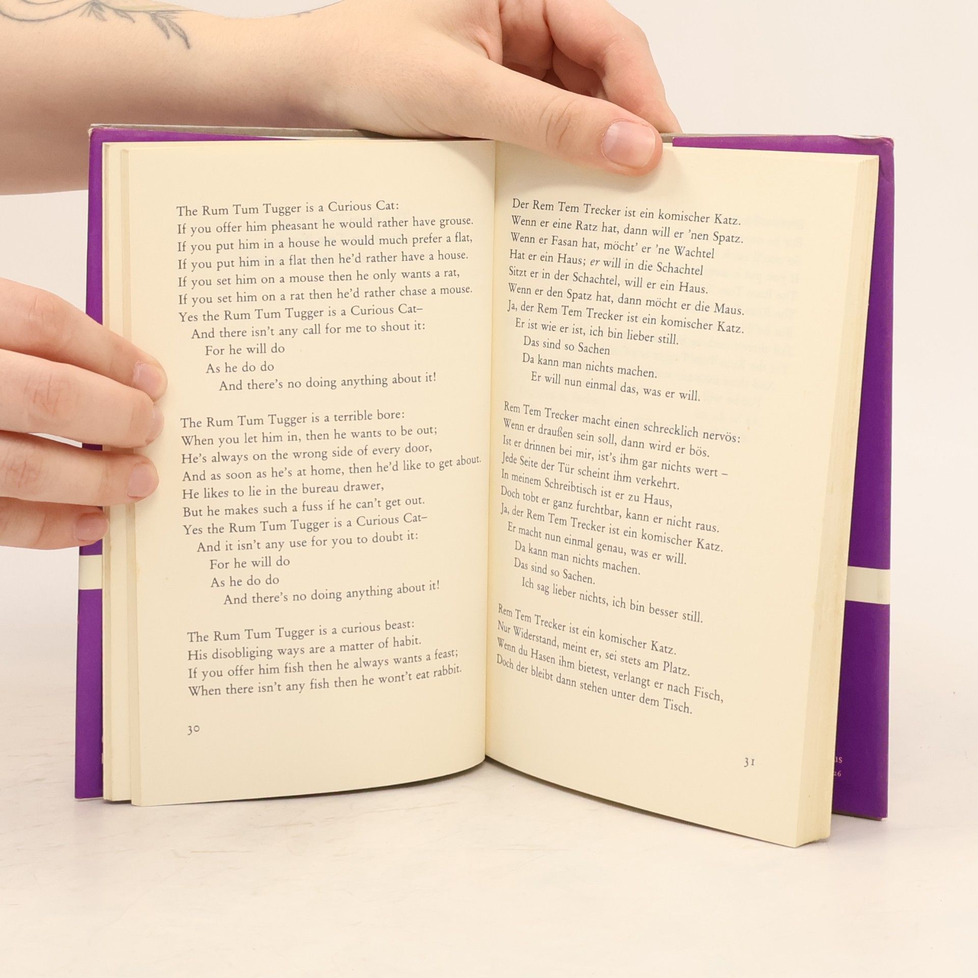 T. S. Eliot Old Possums Katzenbuch