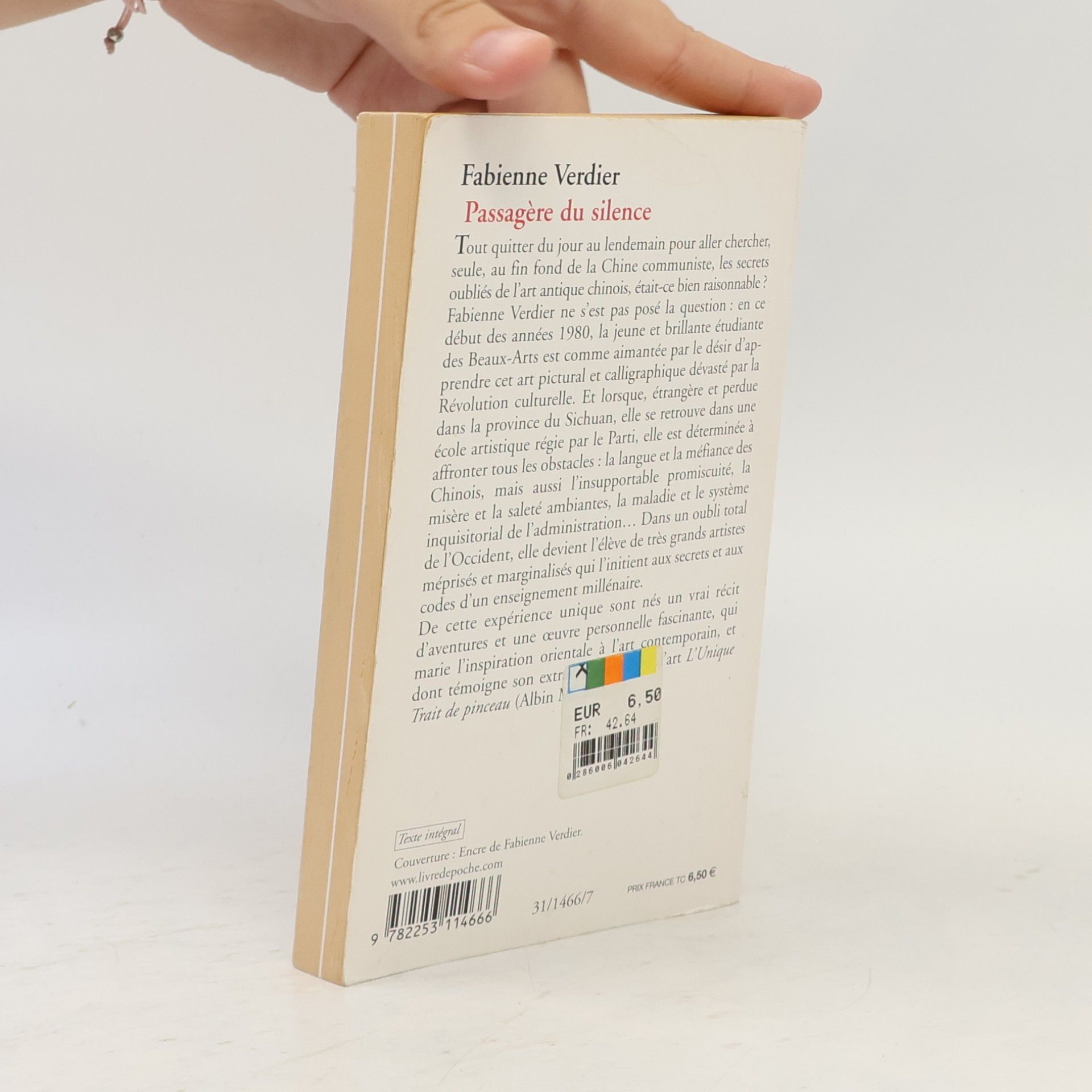 Fabienne Verdier Passagère du silence