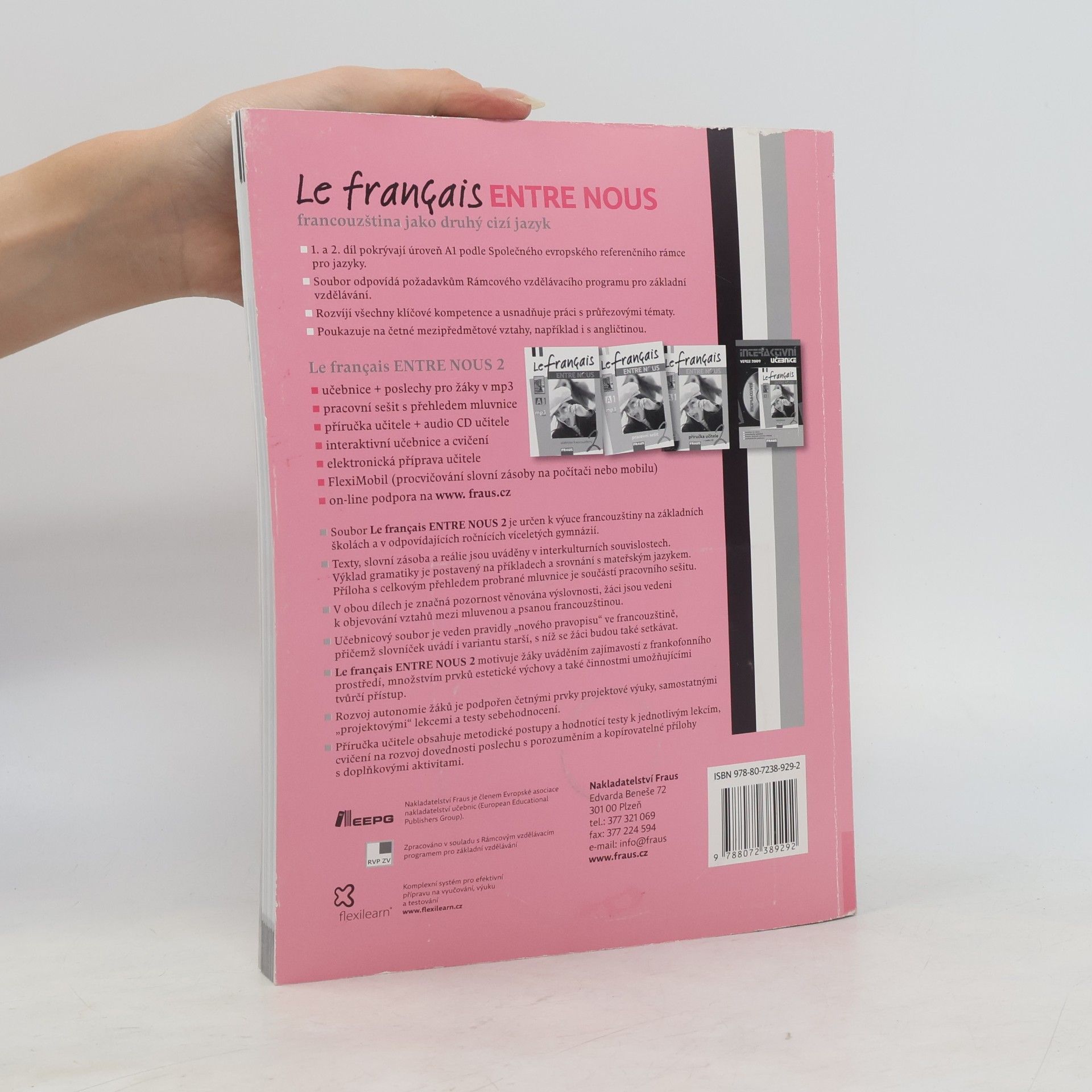 Autorenkollektiv Le français Entre nous 2. Příručka učitele