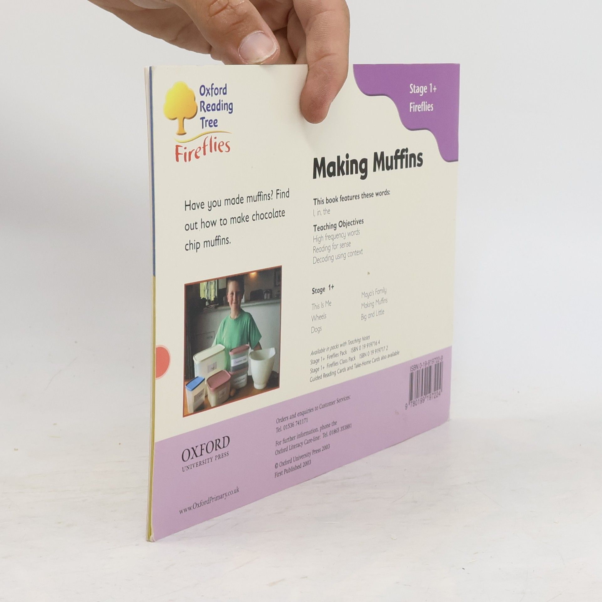 Ruby Maile Oxford Reading Tree: Stage 1+: Fireflies: Making Muffins