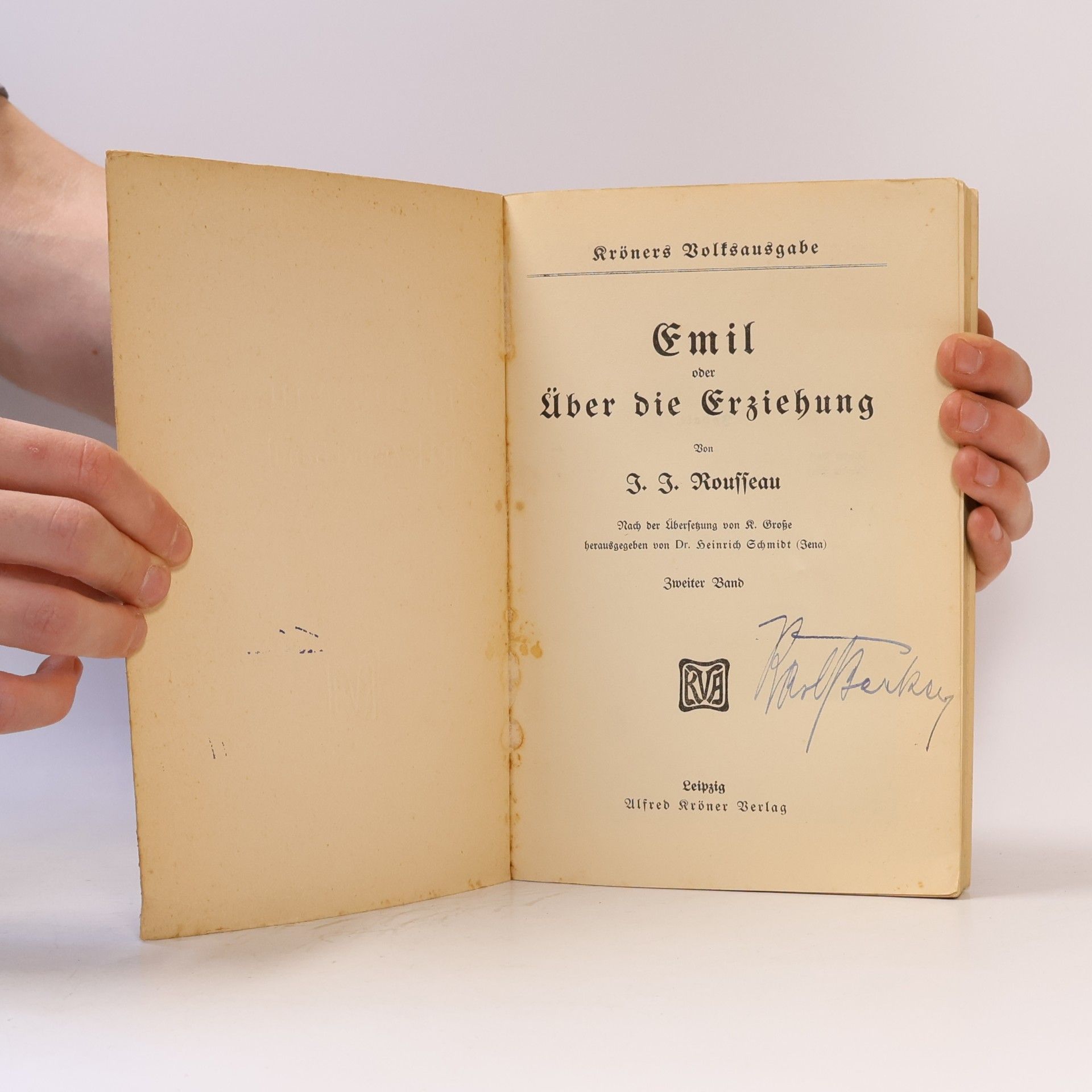 Jean-Jacques Rousseau Emil oder Über die Erziehung 2