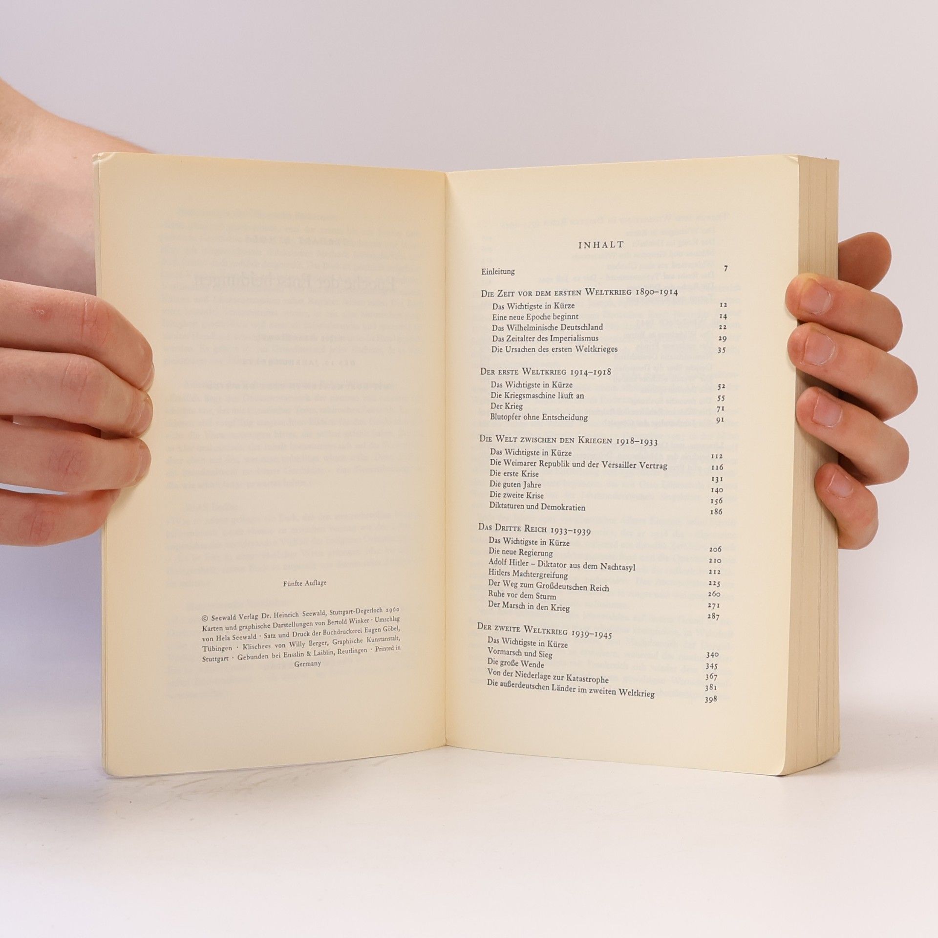Gerhart Binder Epoche der Entscheidungen