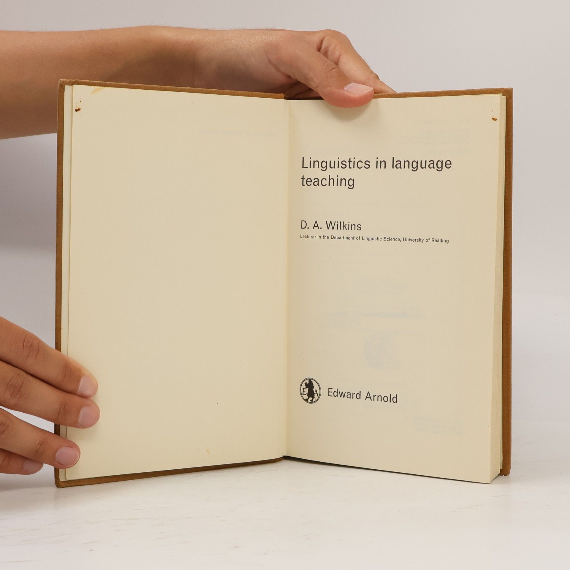 D.A.Wilkins Linguistics in language teaching