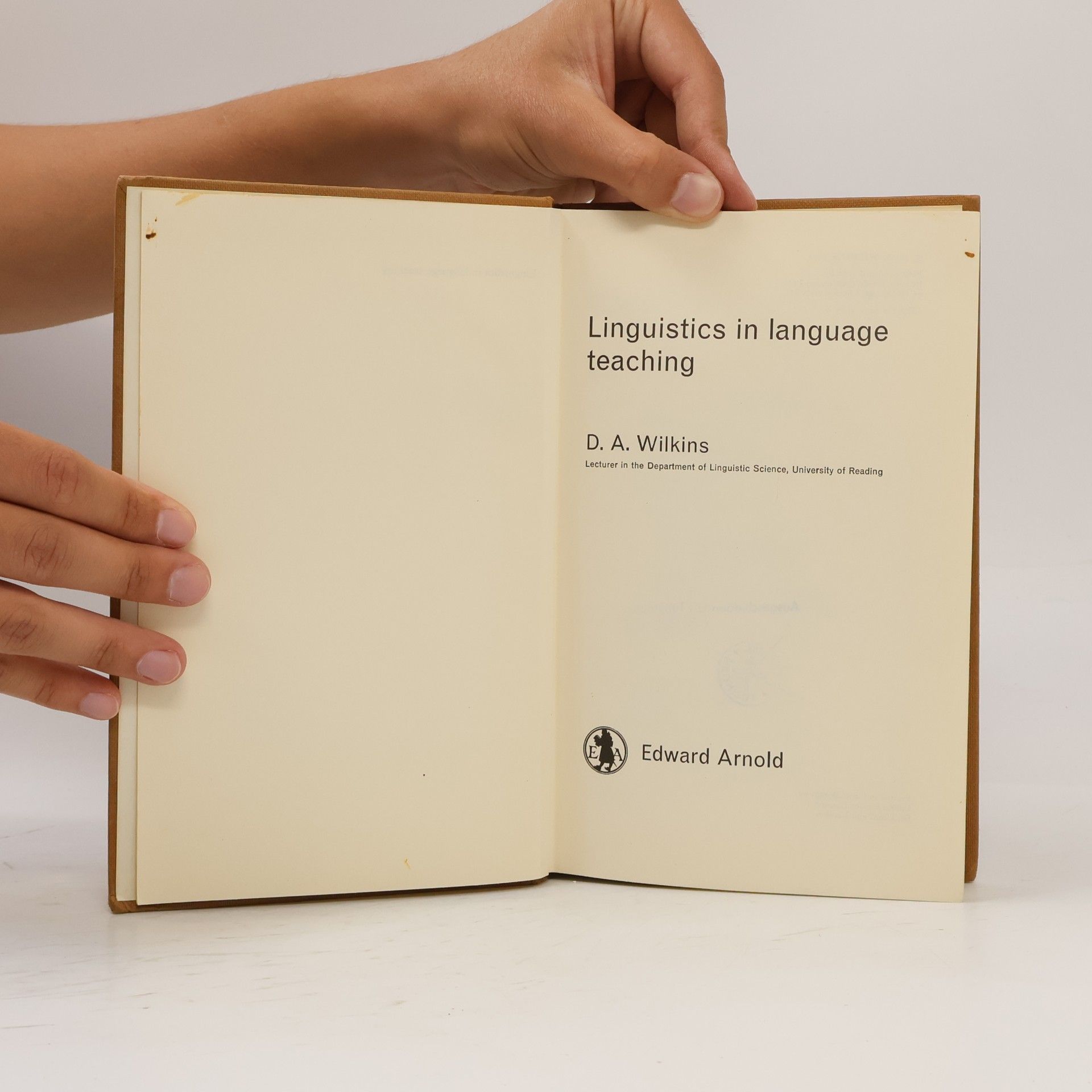 D.A.Wilkins Linguistics in language teaching