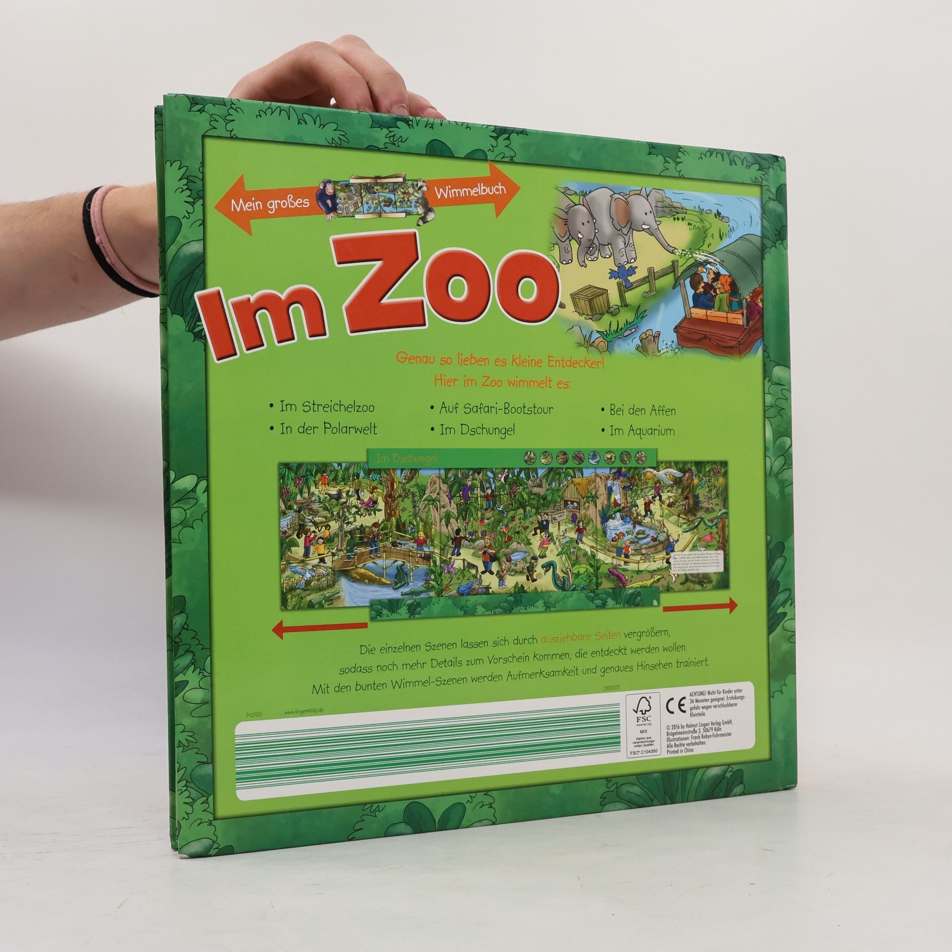 Collectif d'auteurs Mein großes Wimmelbuch. Im Zoo