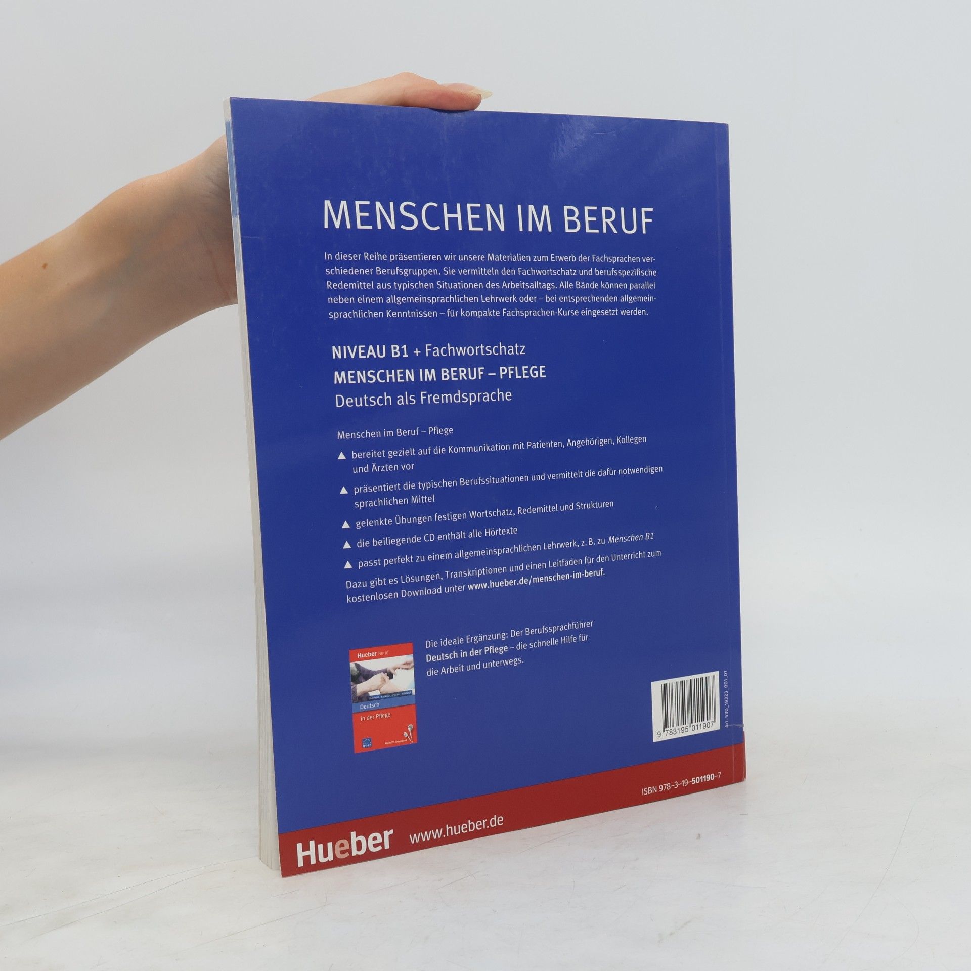 Valeska Hagner Menschen im Beruf : B1. Pflege