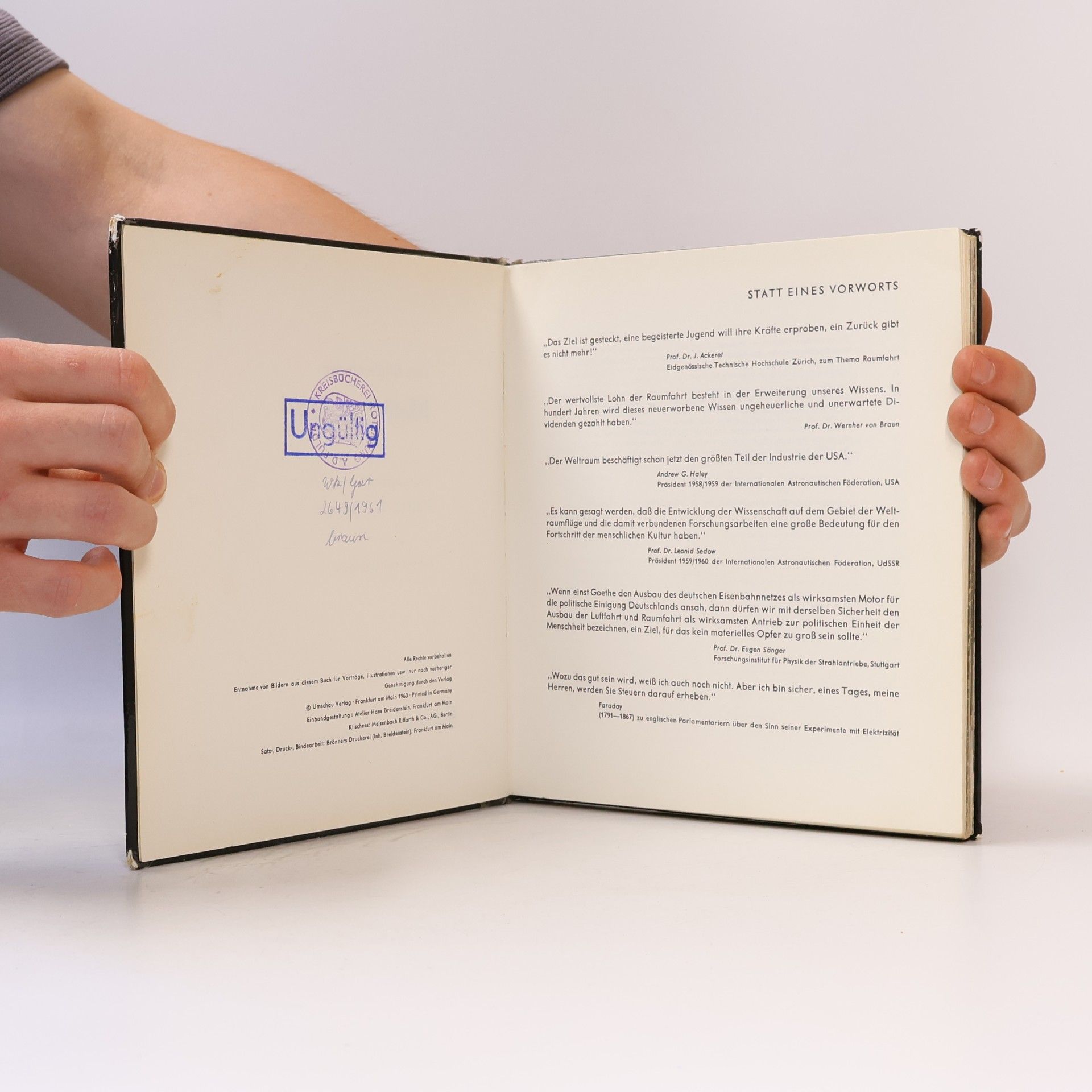 Heinz Gartmann Das Bildbuch der Weltraumfahrt