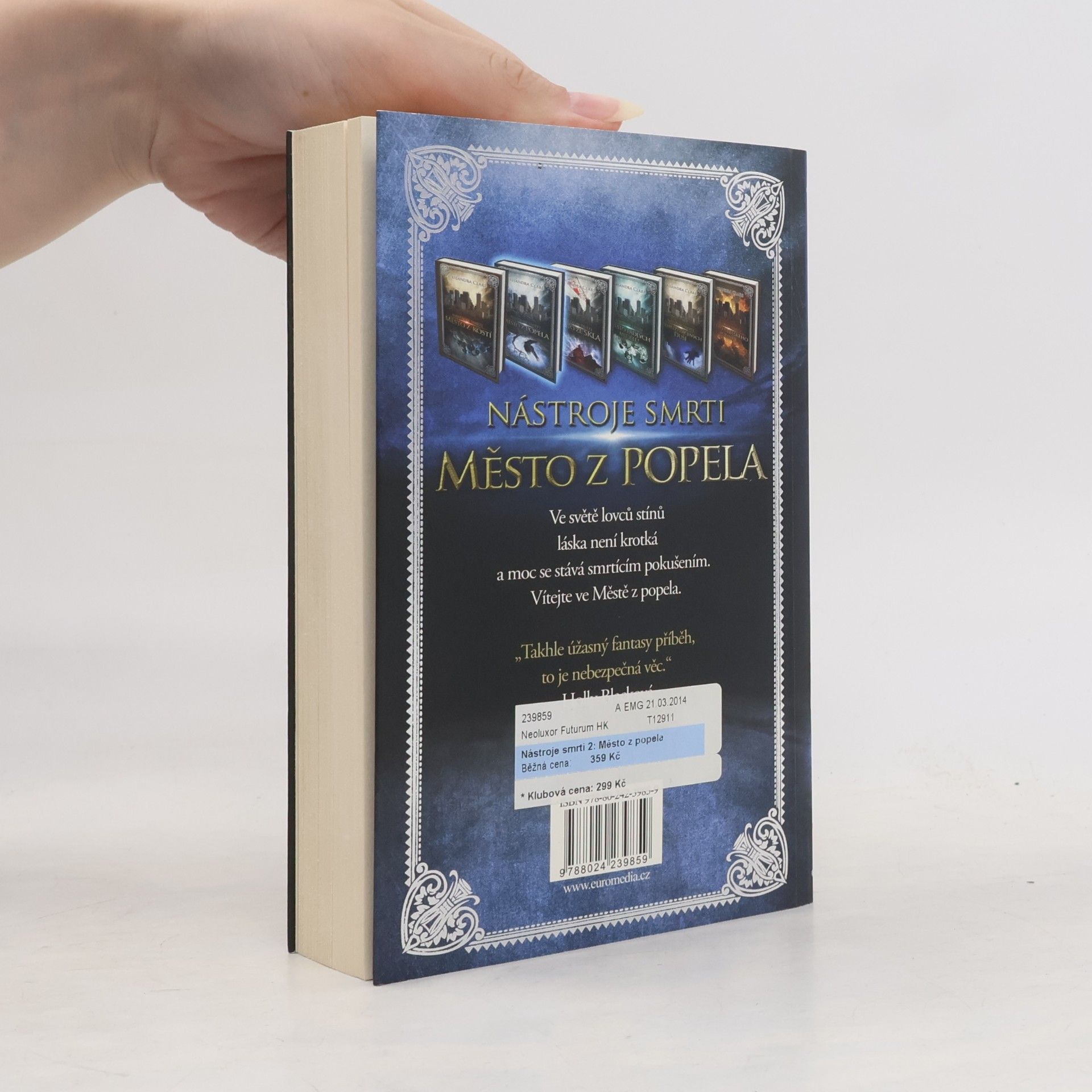 Cassandra Clare Nástroje smrti 2: Město z popela