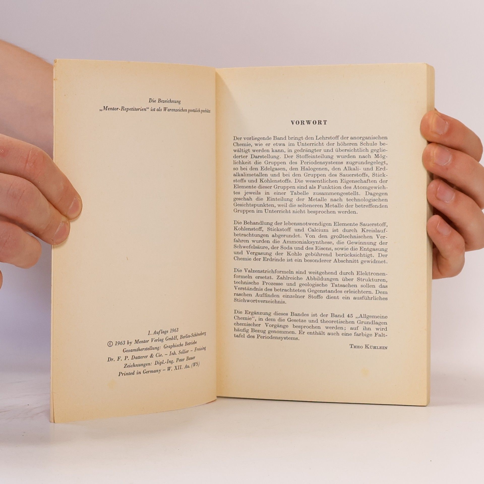 Various authors Anorganische Chemie