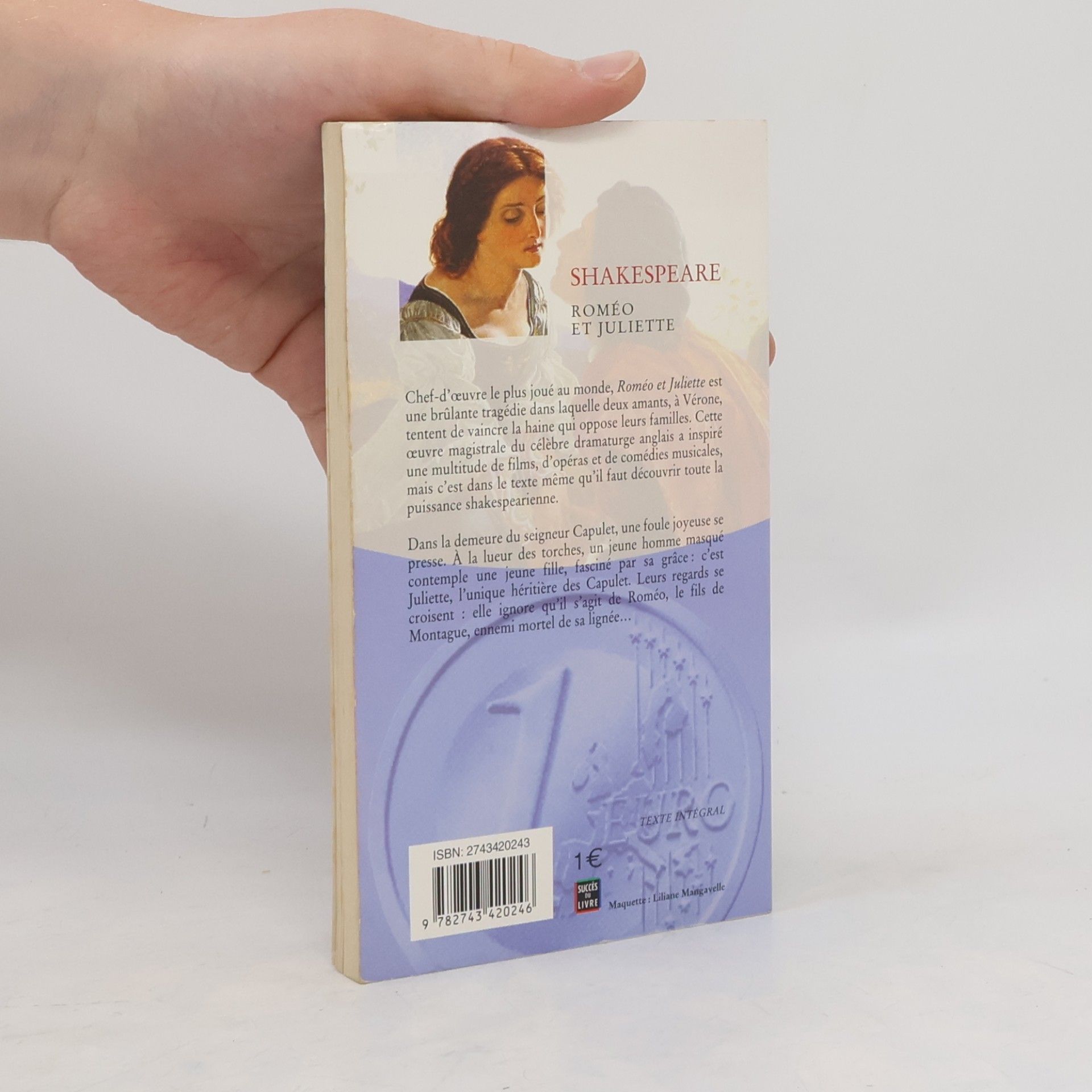 William Shakespeare 1 Euro... Un Livre: Roméo et Juliette