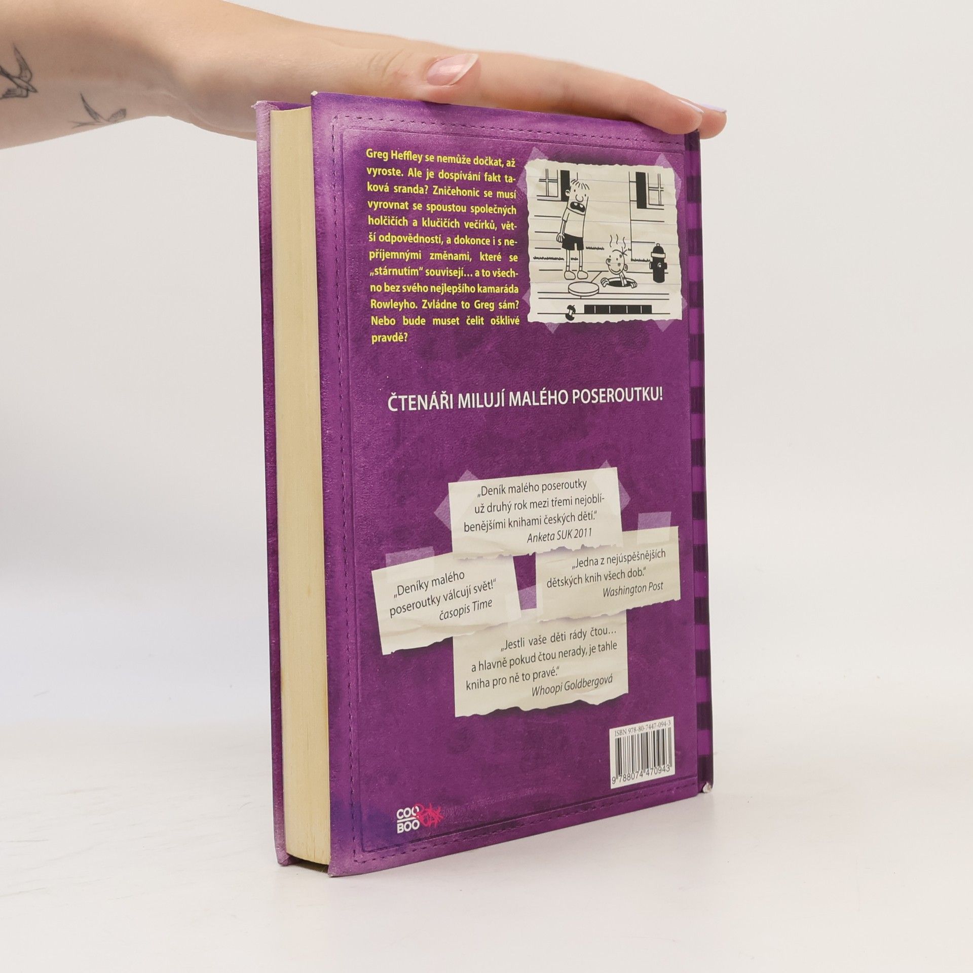 Jeff Kinney Deník malého poseroutky 5. Ošklivá pravda