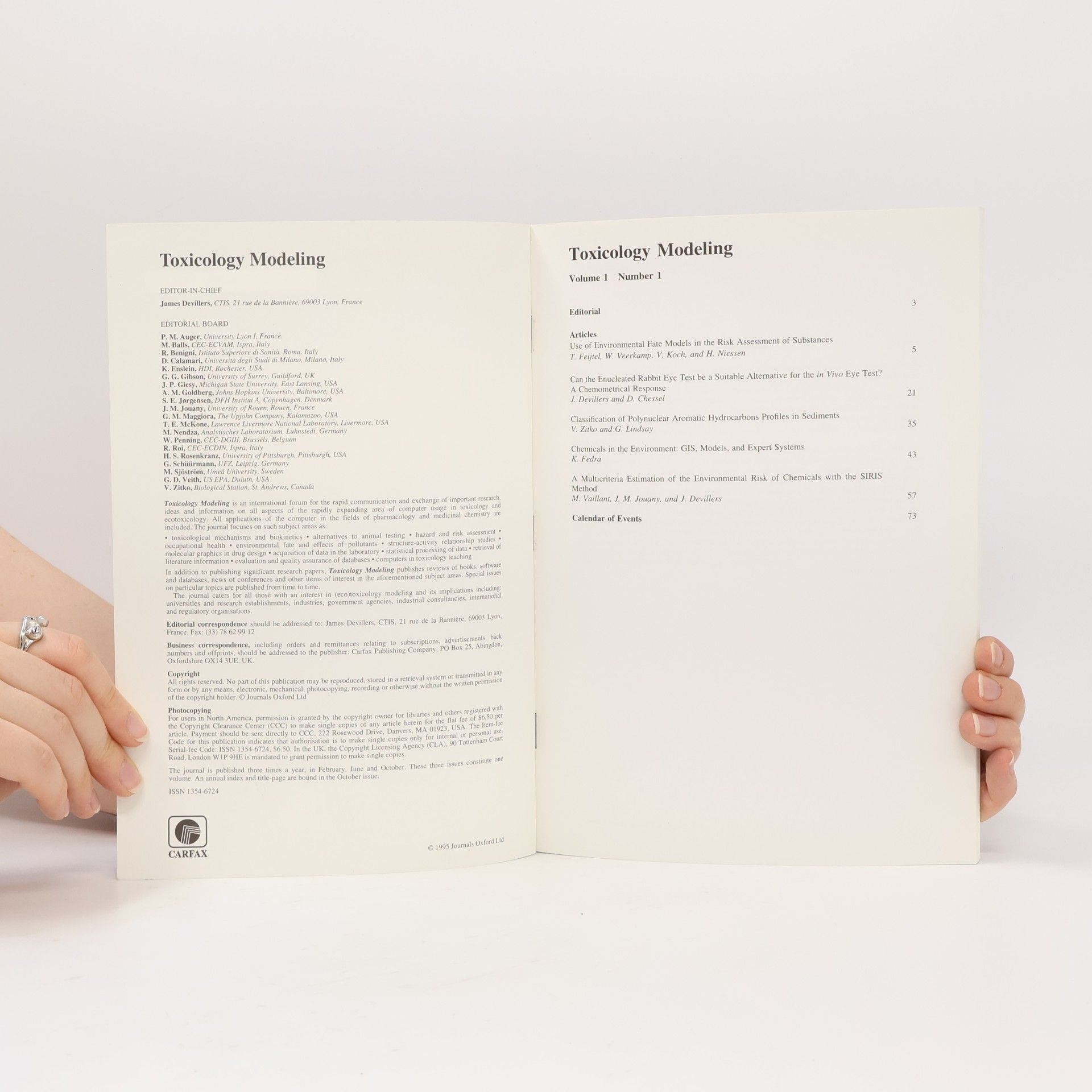 James Devillers Toxicology Modeling