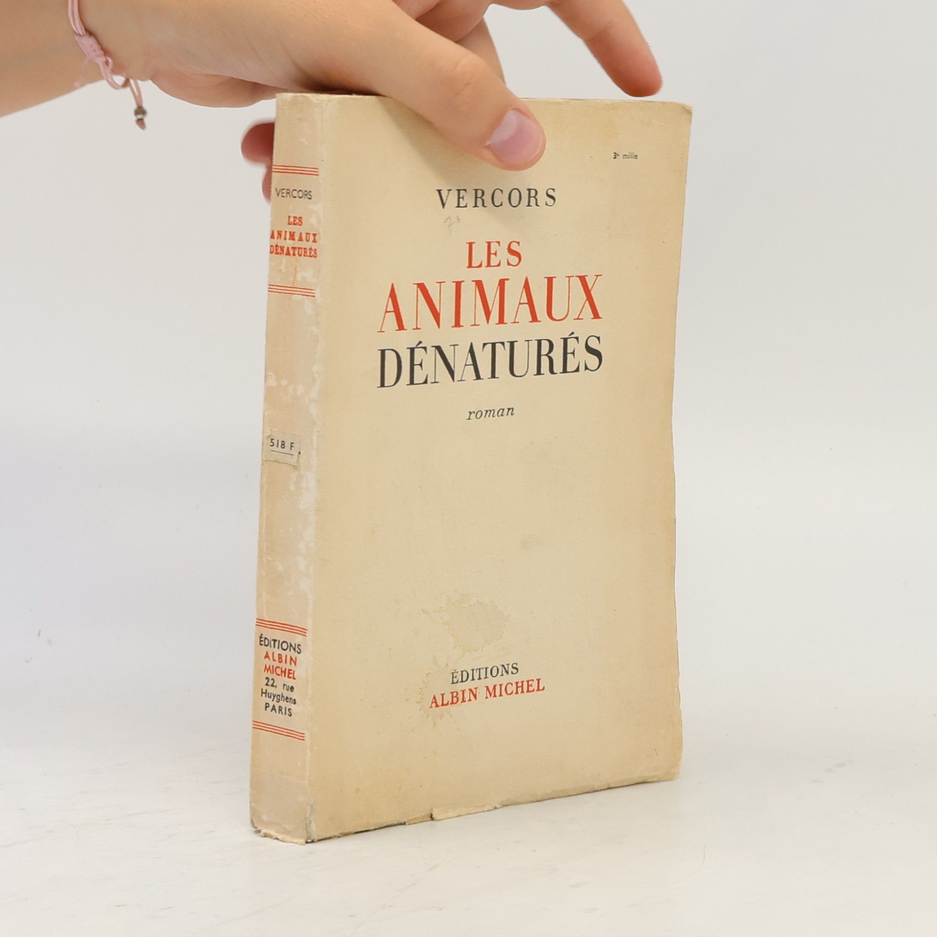 Vercors Les animaux dénaturés