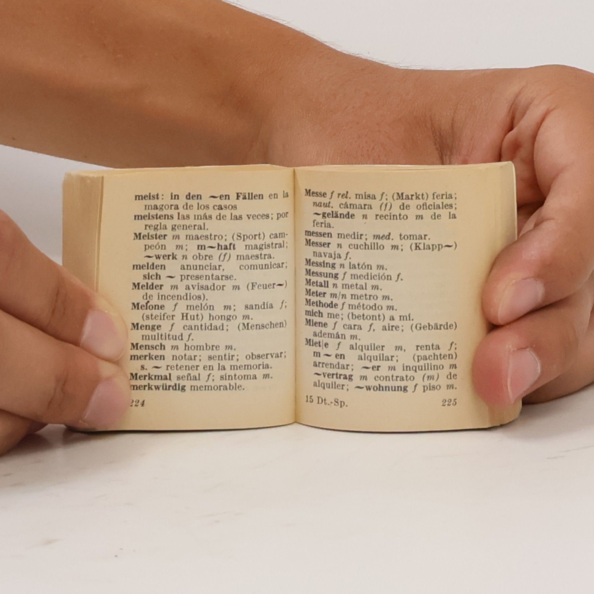 Deutsch-spanisches Wörterbuch