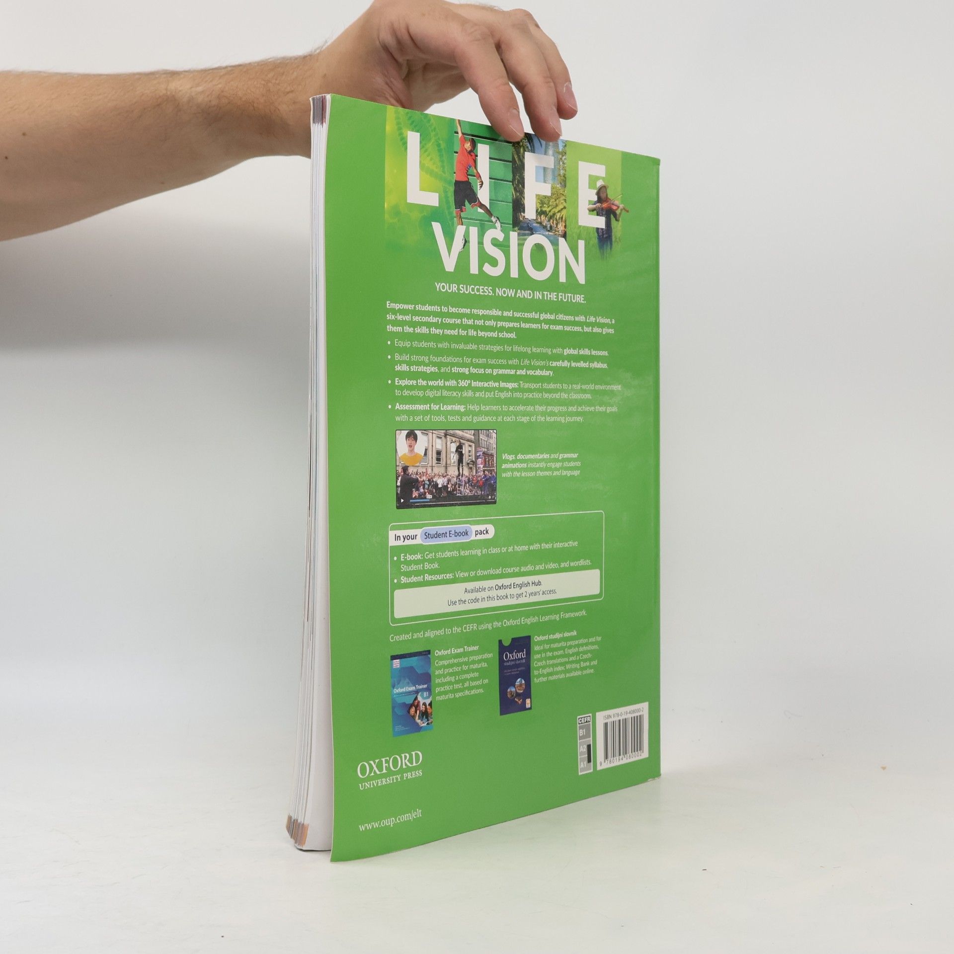 Carla Leonard Life Vision : Maturita Student Book A1/A2
