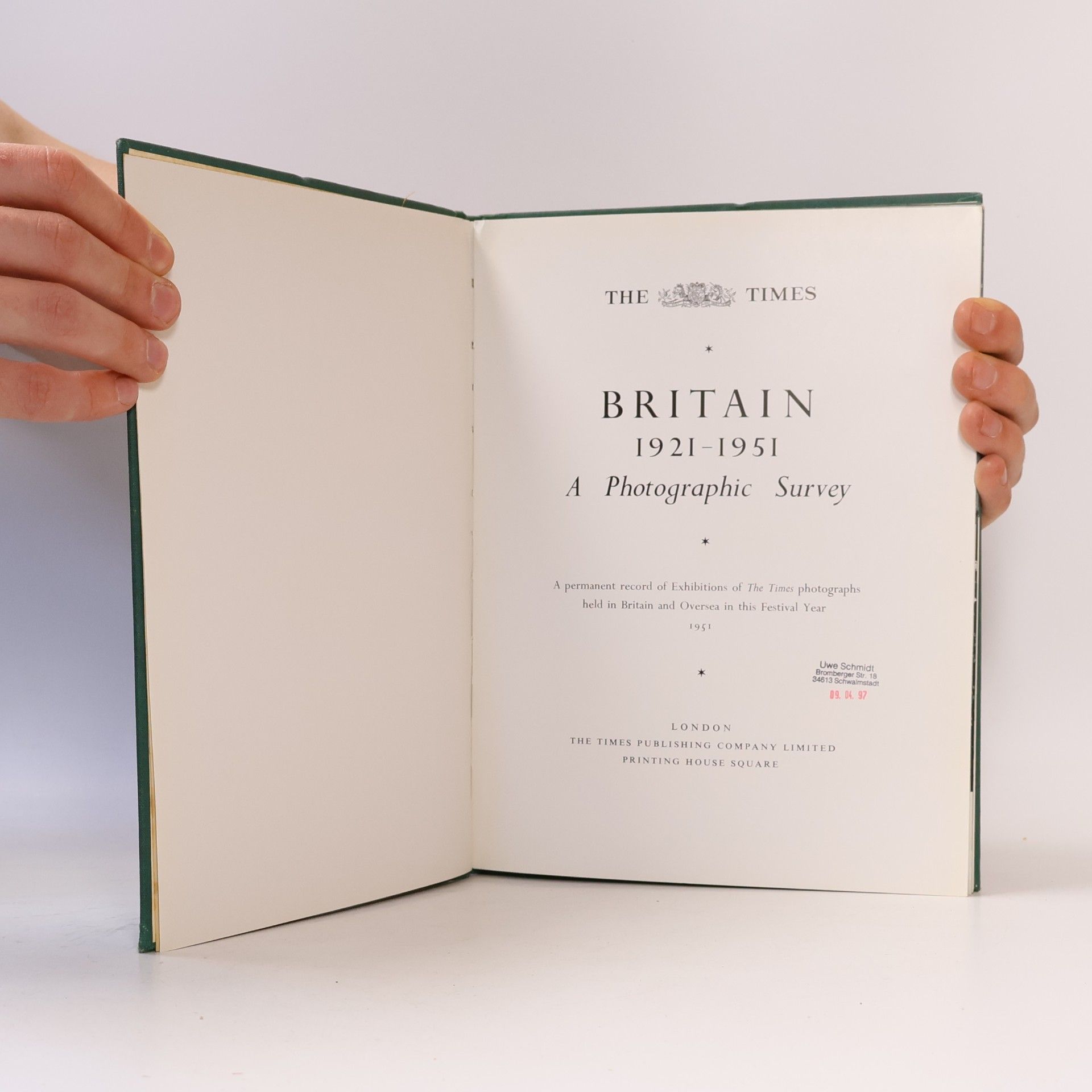 Various authors Britain 1921-1951: A Photographic Survey
