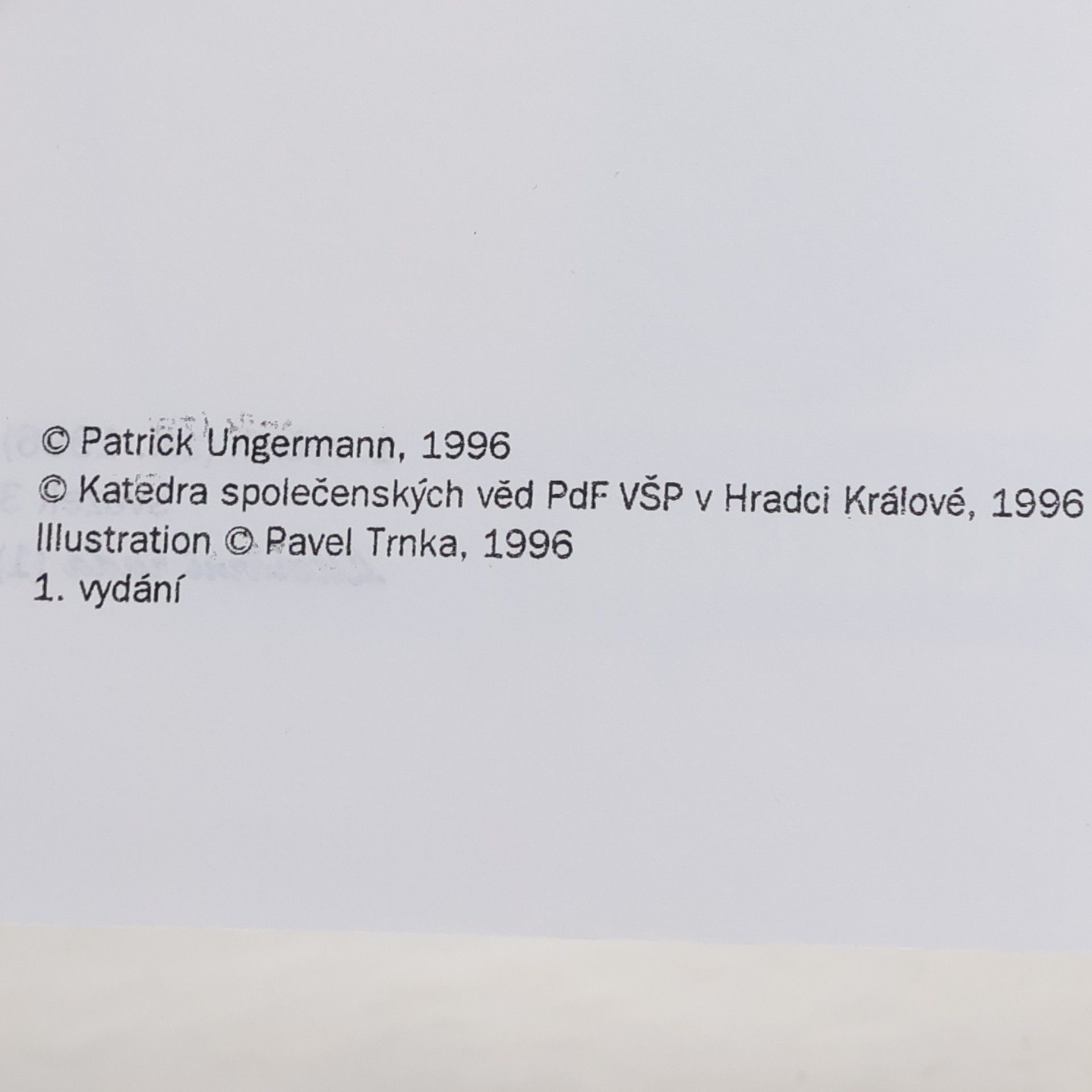 Patrick Ungermann Nehledejte pláč