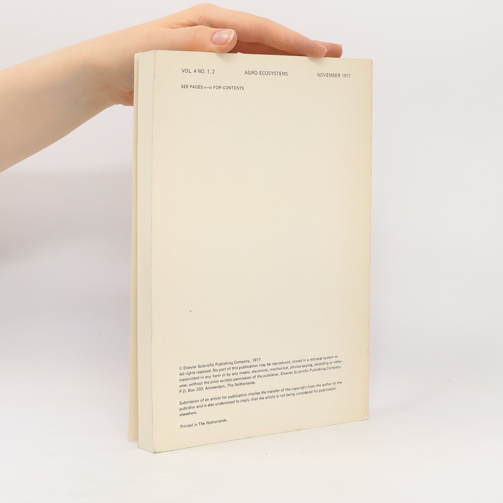 Autorenkollektiv Agro-Ecosystems Vol. 4