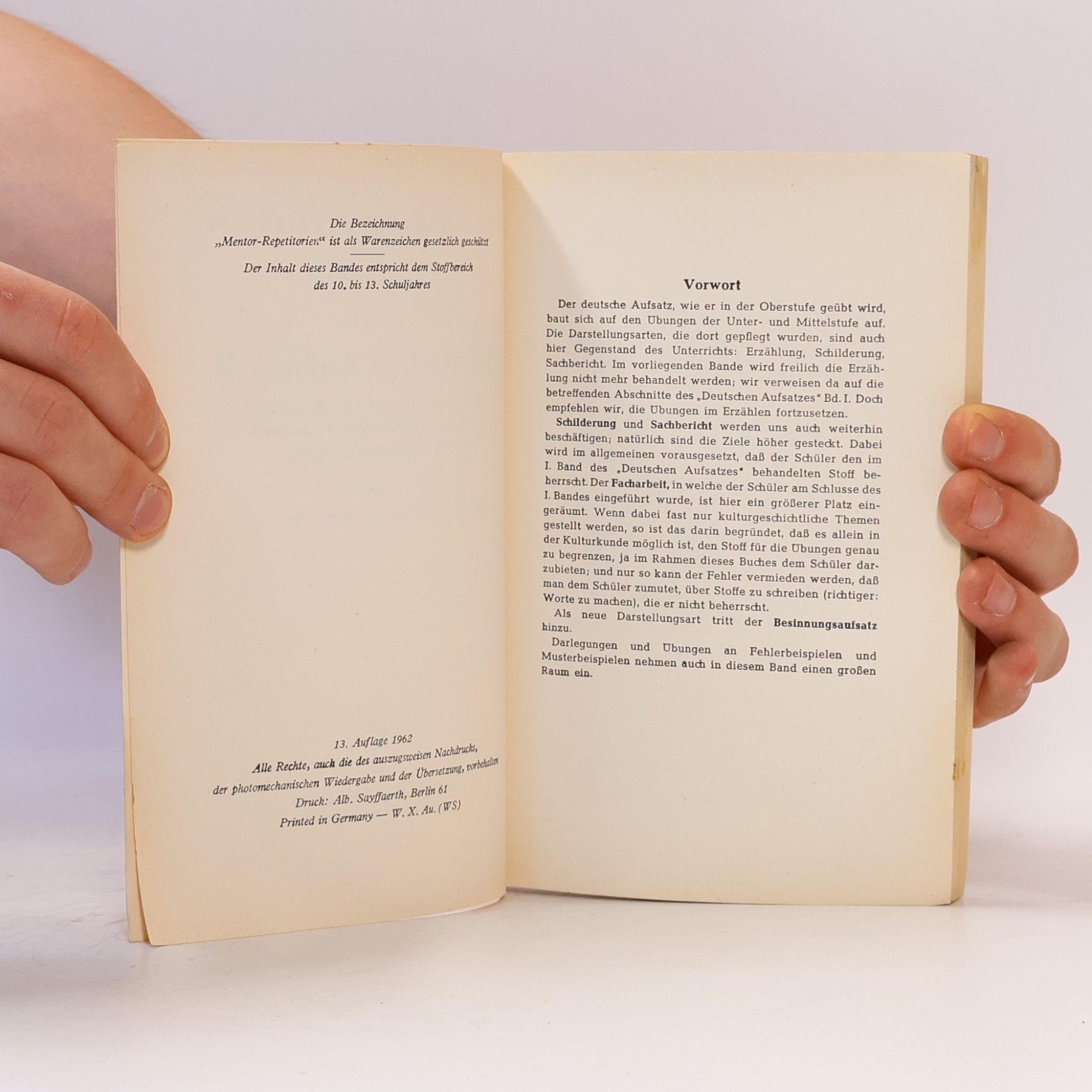 Autorenkollektiv Mentor-Repetitorien. Band 84. Deutscher Aufsatz II